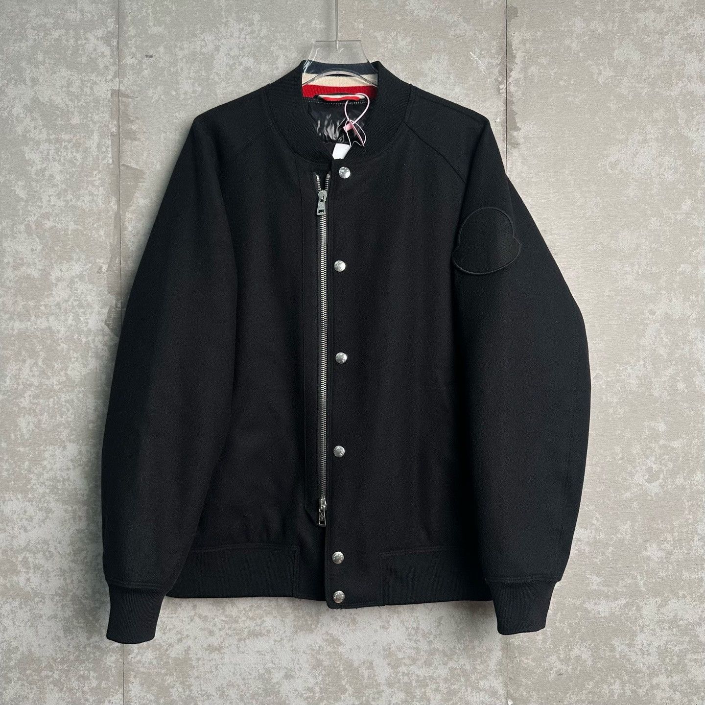Moncler Moncler Black Down Bomber Jacket Size 6 Size US XXL / EU 58 / 5 - 2 Thumbnail