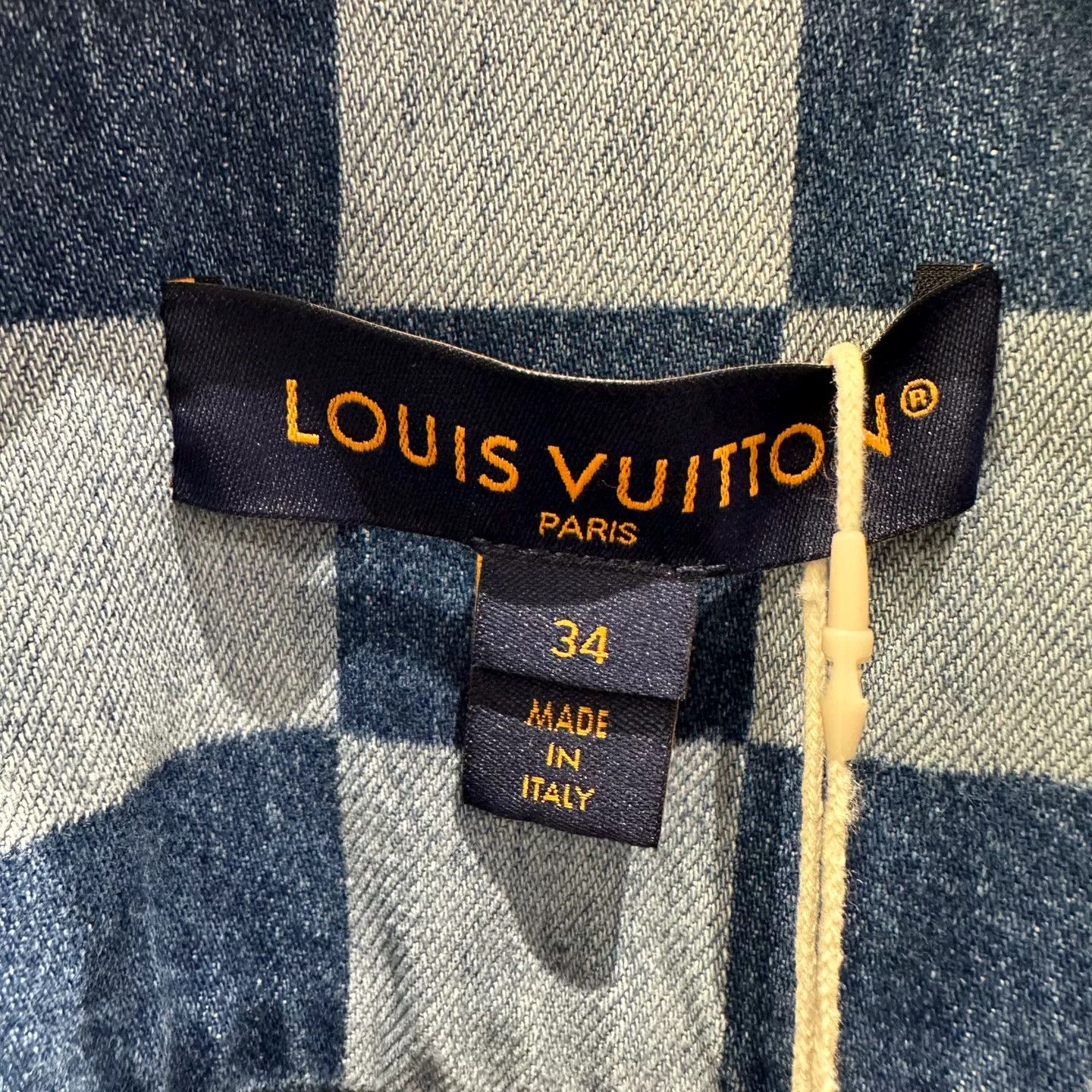 Louis Vuitton Louis Vuitton Checkered Gold T-Shirt It 34 Women Size XXS / US 00 / IT 34 - 3 Thumbnail