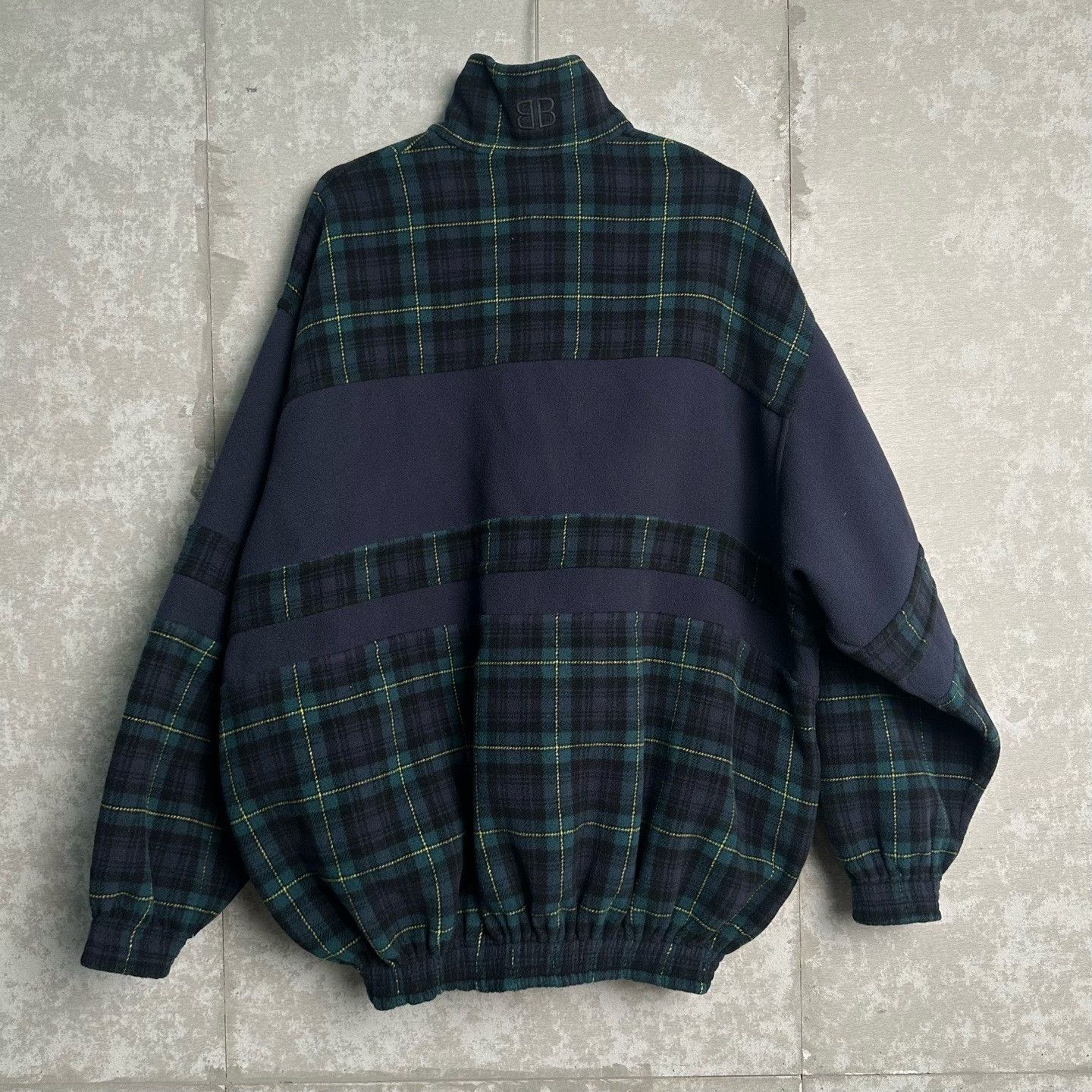 Balenciaga Balenciaga Plaid Wool Zip-Up Jacket Size 44 Size US S / EU 44-46 / 1 - 6 Thumbnail