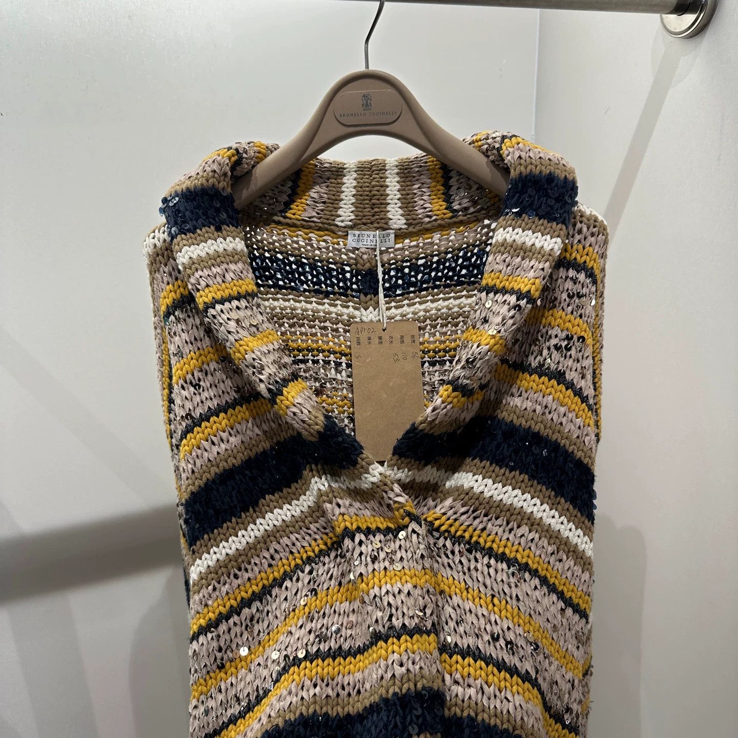 Brunello Cucinelli Brunello Cucinelli Striped Sweater S Women Size S / US 4 / IT 40 - 6 Thumbnail