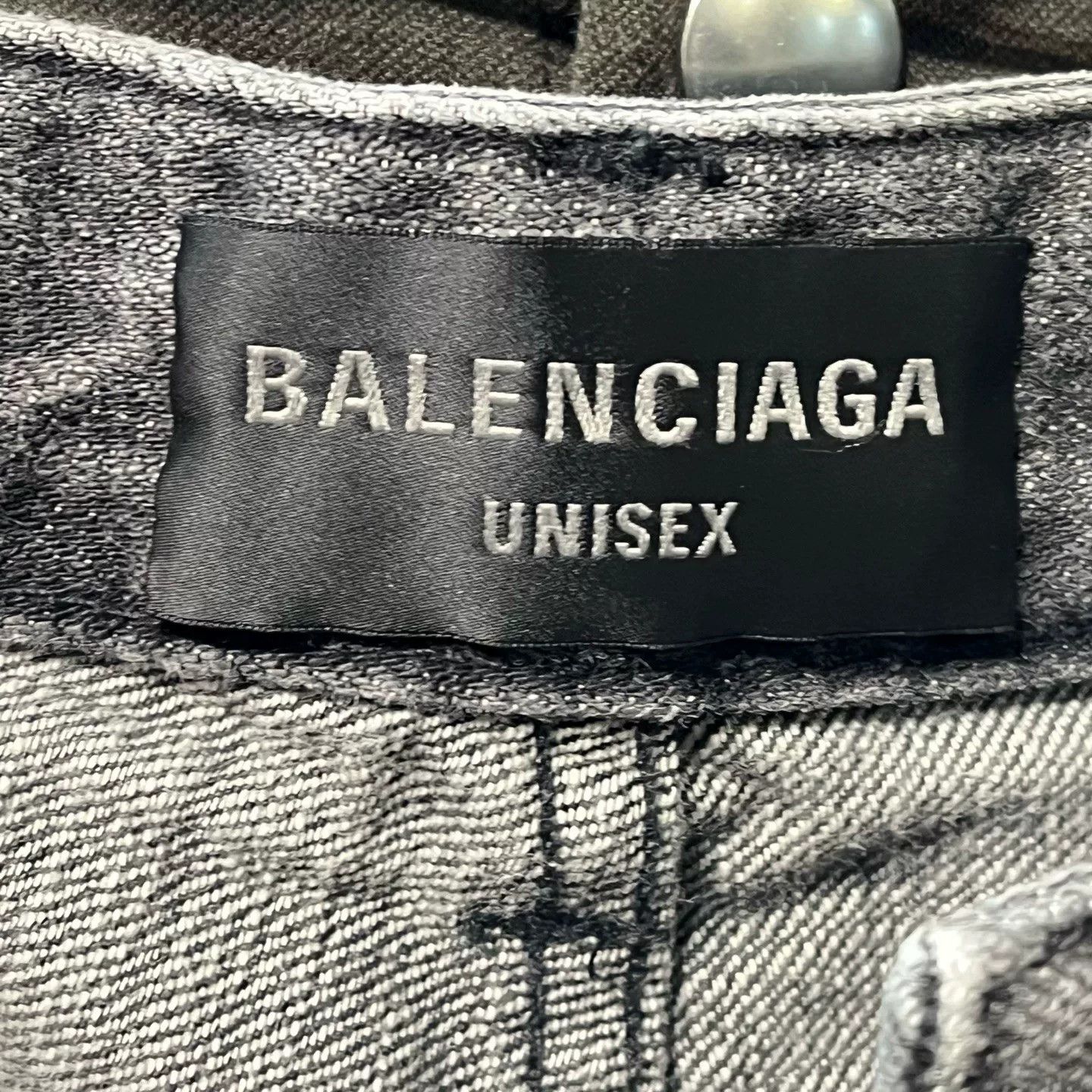 Balenciaga Balenciaga Washed Gray Wide Leg Jeans Size 30 Size US 30 / EU 46 - 3 Thumbnail