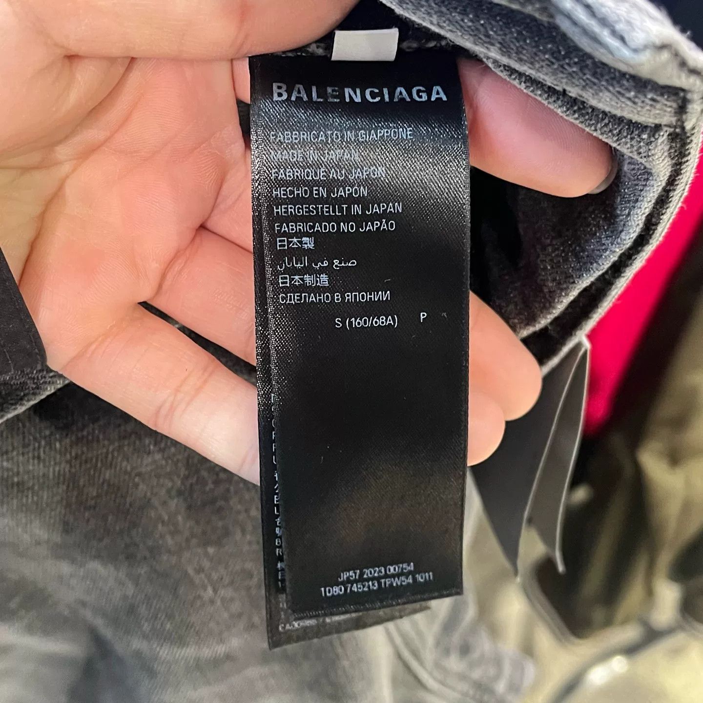 Balenciaga Balenciaga Washed Gray Wide Leg Jeans Size 30 Size US 30 / EU 46 - 4 Thumbnail