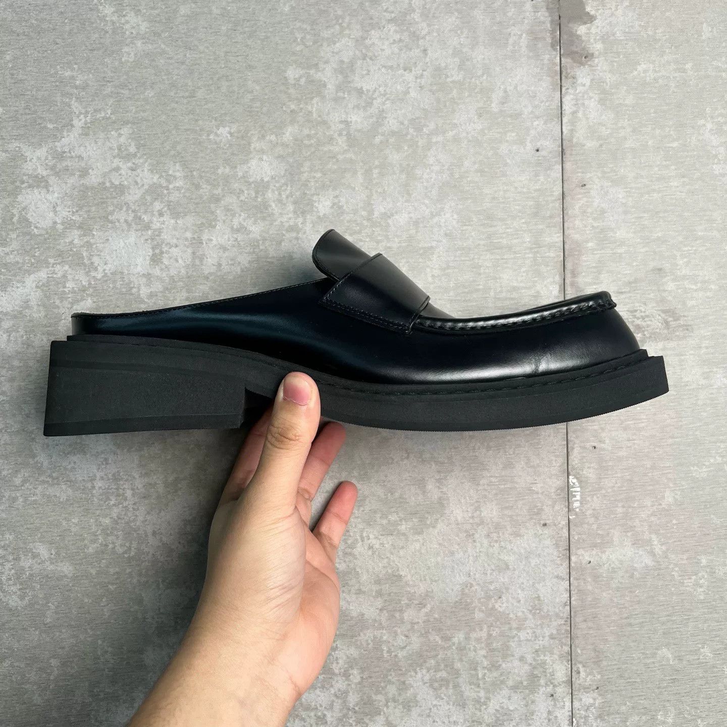 Balenciaga Balenciaga Square Toe Leather Mules 40 Size US 7 / EU 40 - 2 Thumbnail