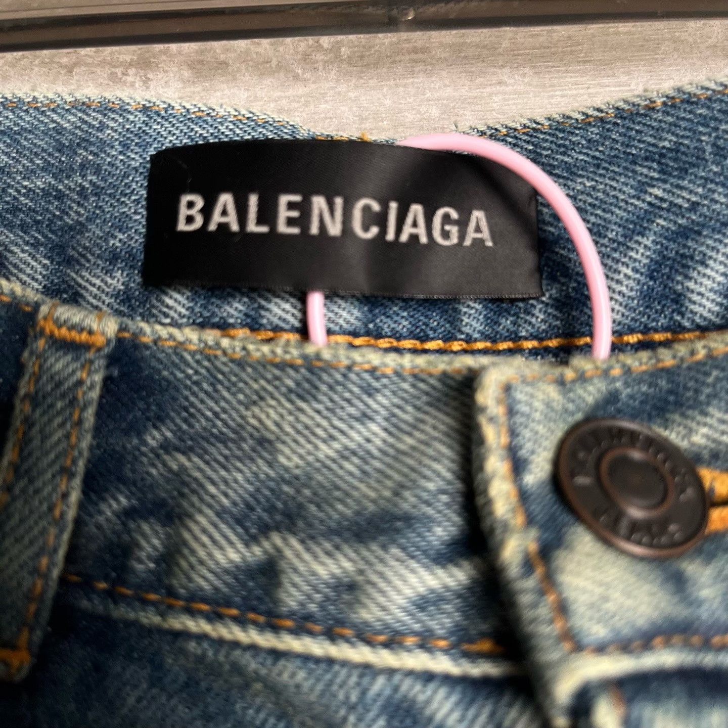 Balenciaga Balenciaga Washed Denim Jeans 29 Size US 29 - 3 Thumbnail