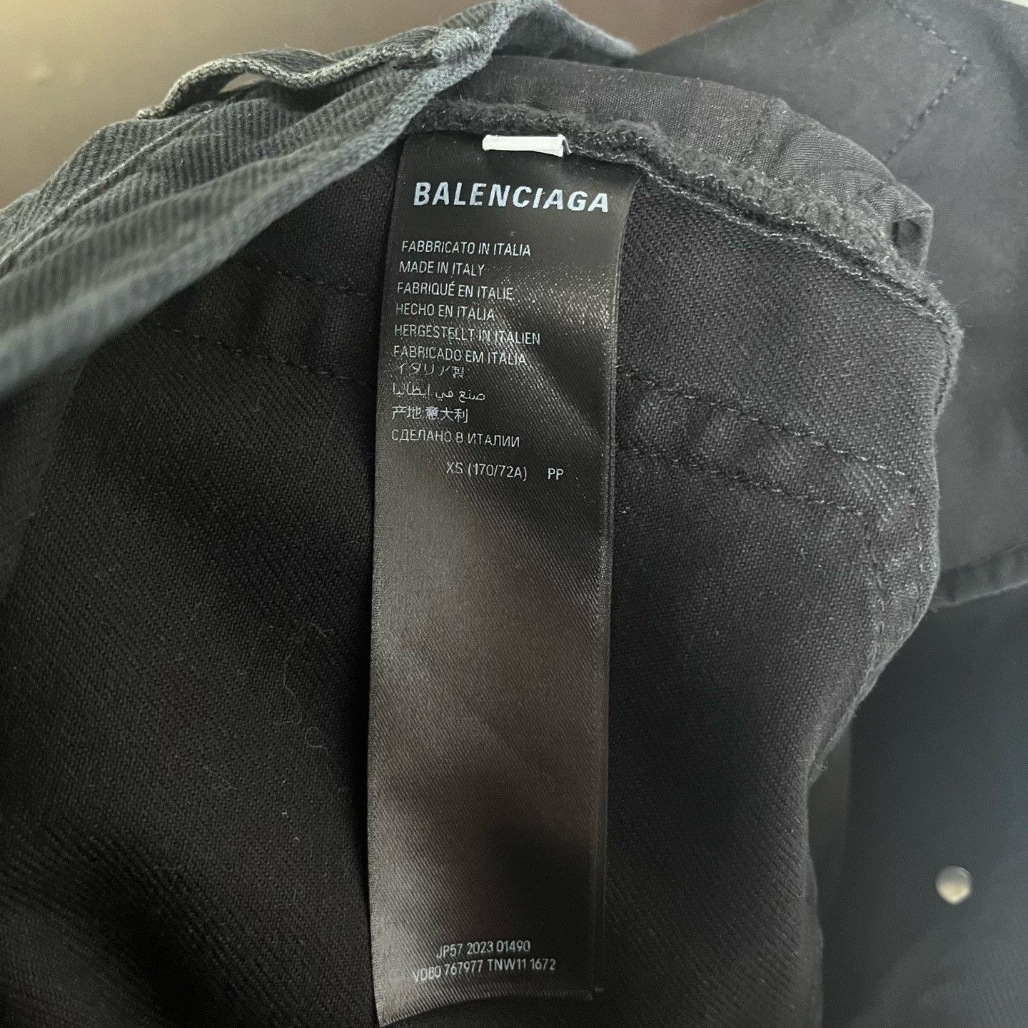 Balenciaga Balenciaga Faded Black Denim Jeans XS Size US 28 / EU 44 - 4 Thumbnail