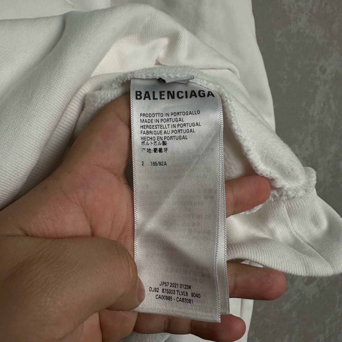 Balenciaga Balenciaga Paris Logo Hoodie White Size 2 Size US M / EU 48-50 / 2 - 4 Thumbnail