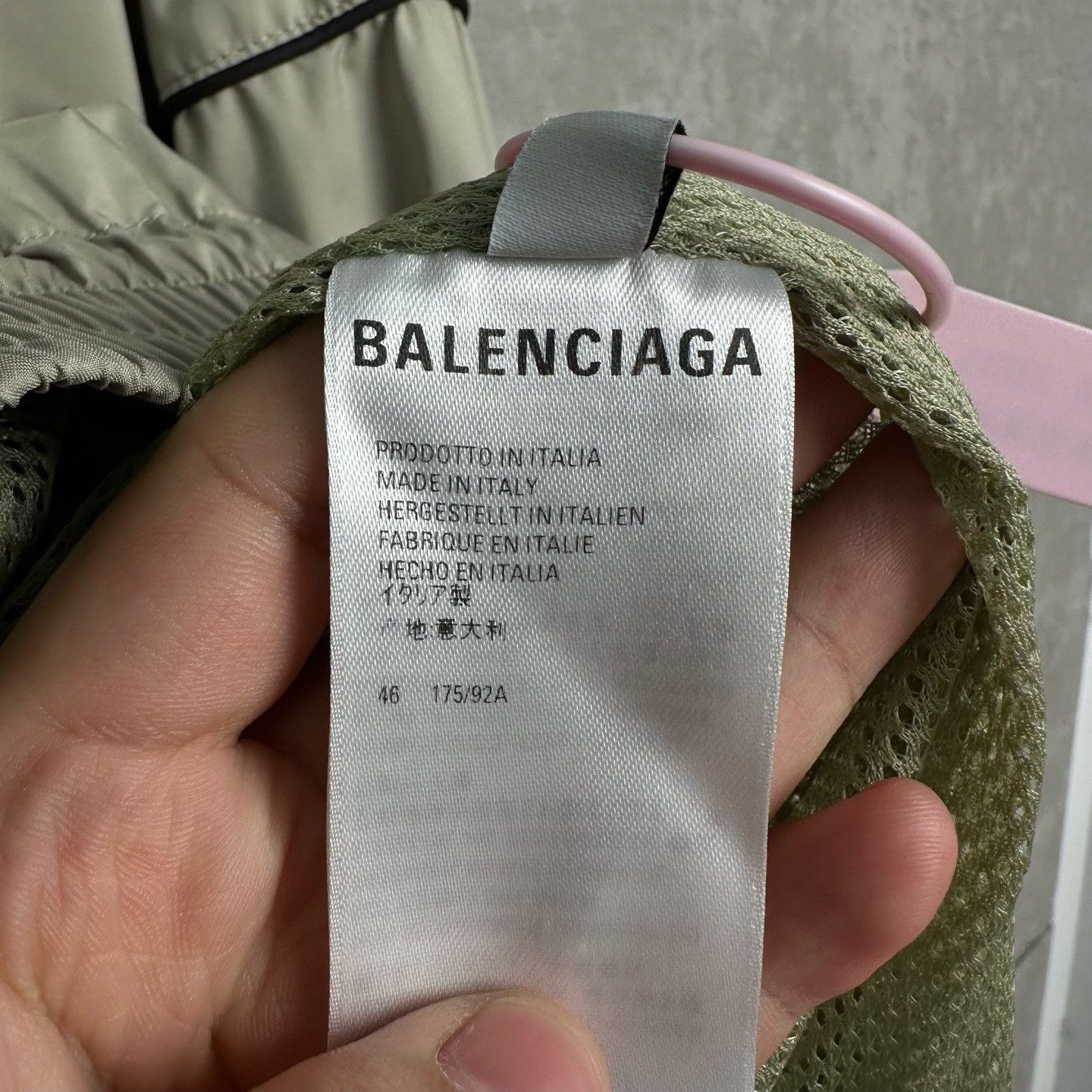 Balenciaga Balenciaga Sage Green Track Jacket Size 46 Size US S / EU 44-46 / 1 - 4 Thumbnail