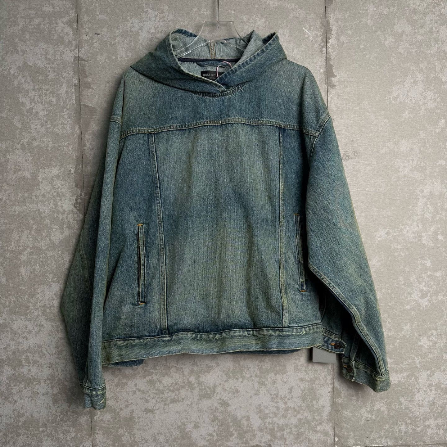 Balenciaga Balenciaga Denim Hoodie Size 2 Size US M / EU 48-50 / 2 - 2 Thumbnail
