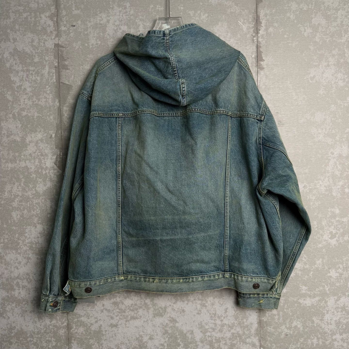Balenciaga Balenciaga Denim Hoodie Size 2 Size US M / EU 48-50 / 2 - 4 Thumbnail