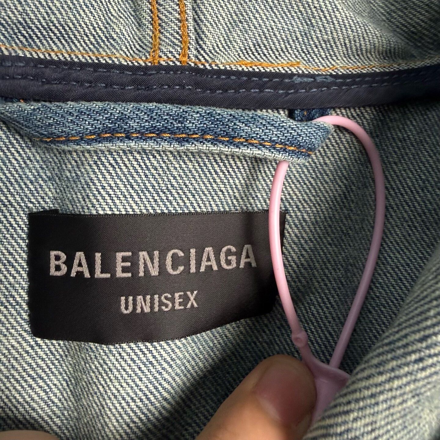 Balenciaga Balenciaga Denim Hoodie Size 2 Size US M / EU 48-50 / 2 - 3 Thumbnail