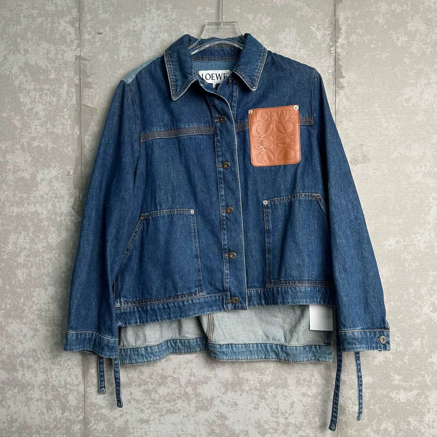 Loewe Loewe Leather Patch Denim Jacket M Size US M / EU 48-50 / 2 - 2 Thumbnail