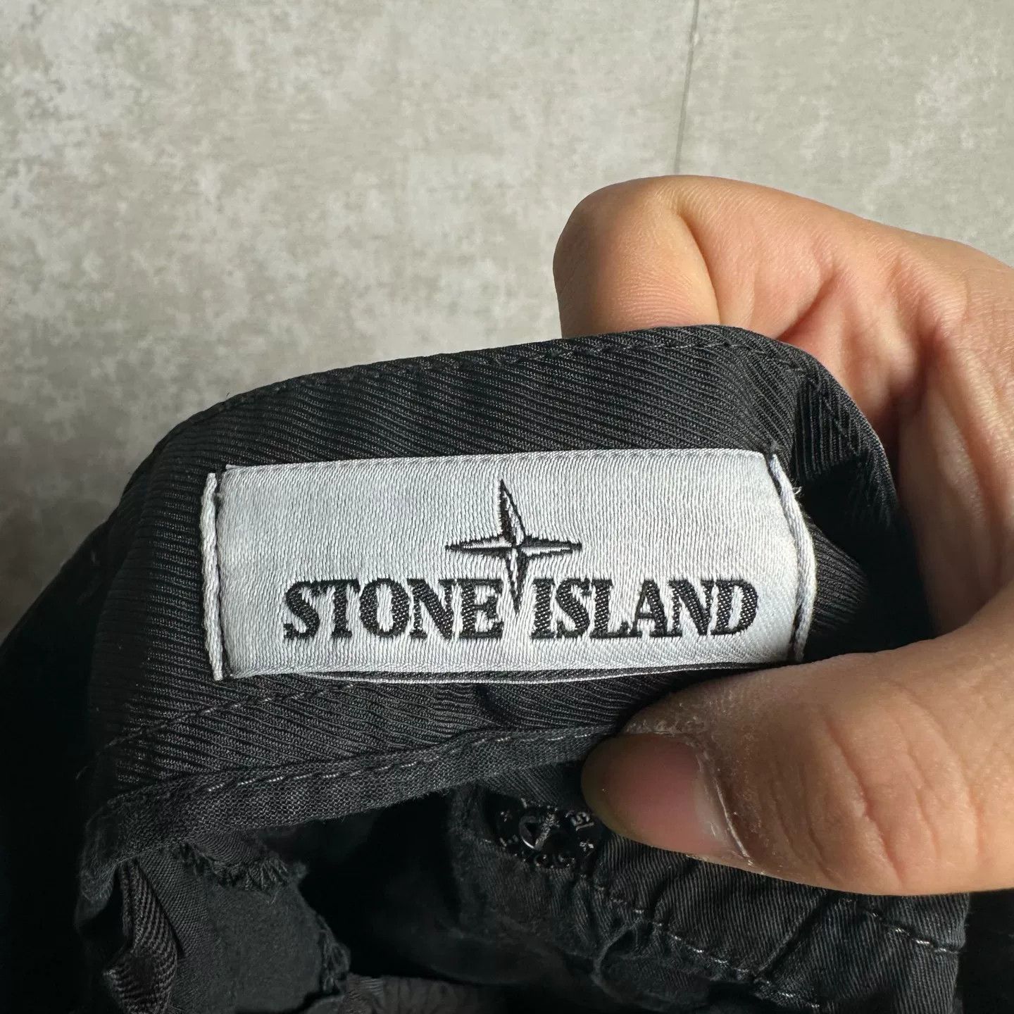 Stone Island Stone Island Black Compass Patch Cargo Shorts 3 Size US 31 - 4 Thumbnail