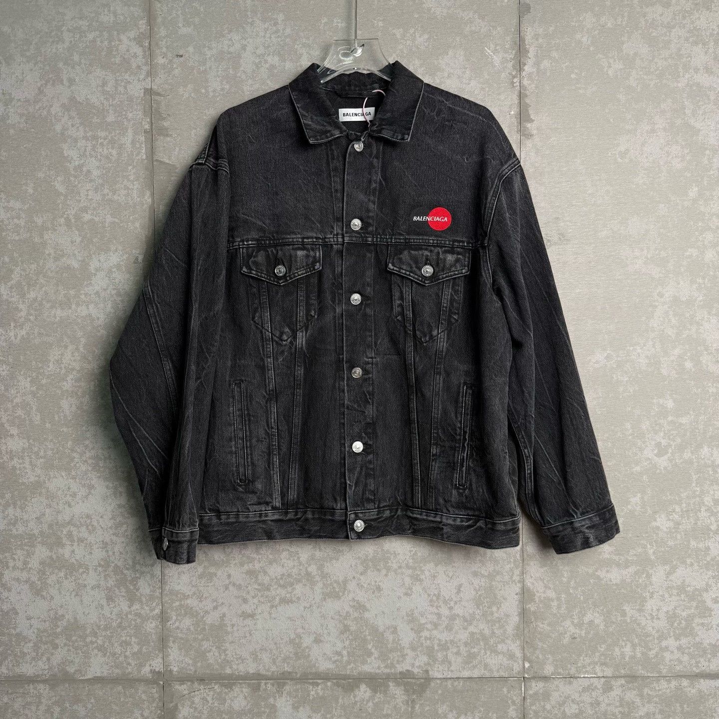 Balenciaga Balenciaga Mastercard Logo Denim Jacket 34 Size US XXS / EU 40 - 2 Thumbnail