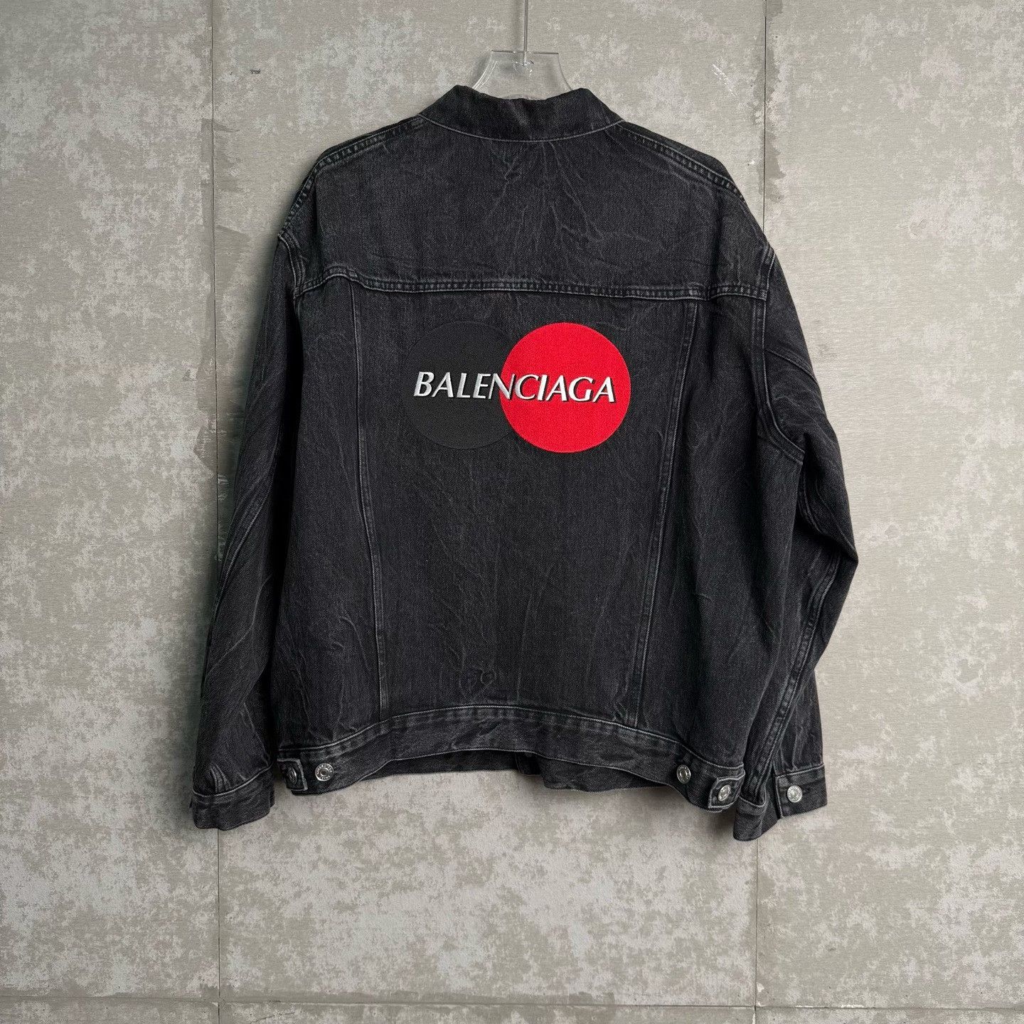 Balenciaga Balenciaga Mastercard Logo Denim Jacket 34 Size US XXS / EU 40 - 3 Thumbnail