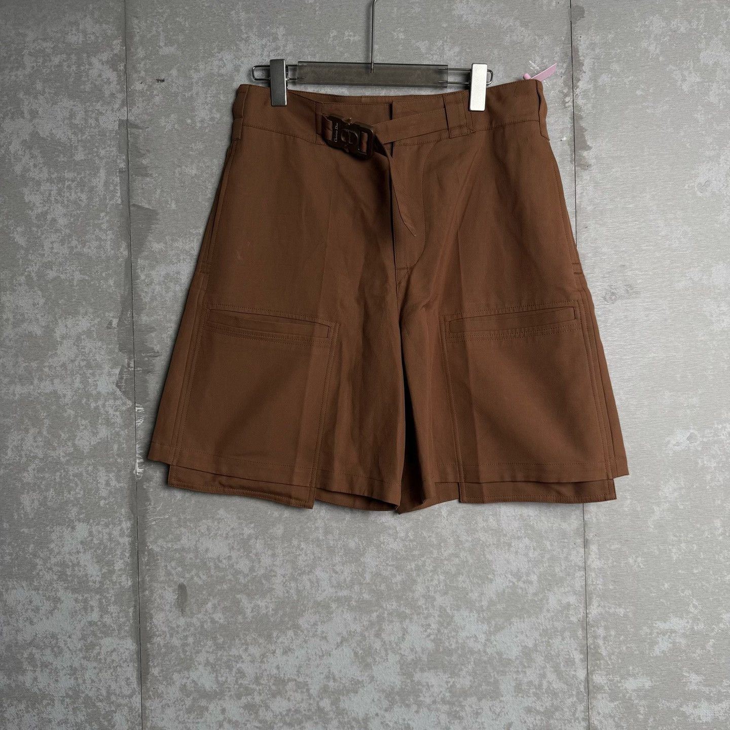 Dior Dior Brown Belted Cargo Shorts 46 Size US 30 / EU 46 - 2 Thumbnail