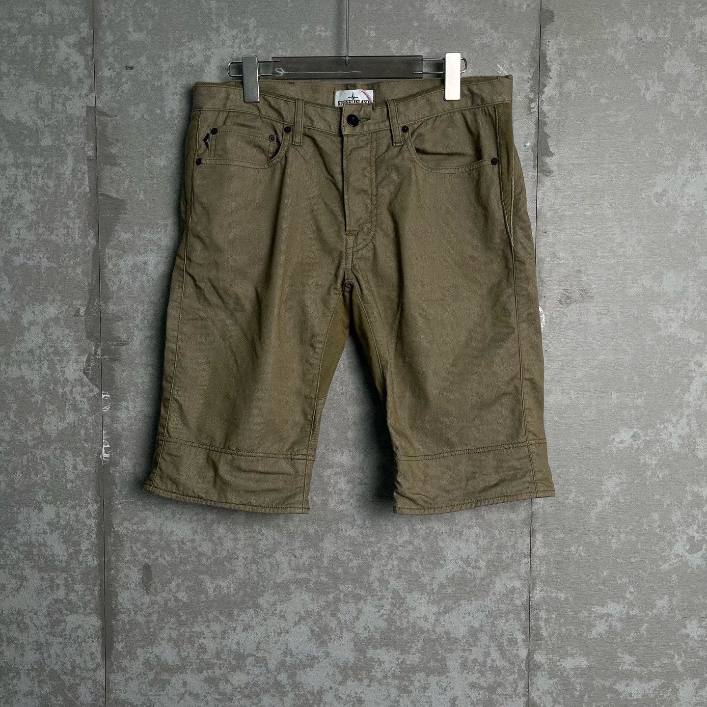 Stone Island Stone Island Green Utility Cargo Shorts Size 32 Size US 32 / EU 48 - 2 Thumbnail