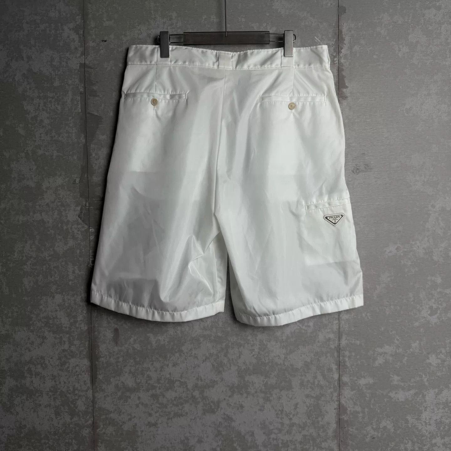 Prada Prada Triangle Logo Nylon Shorts Size 50 Size US 34 / EU 50 - 5 Thumbnail