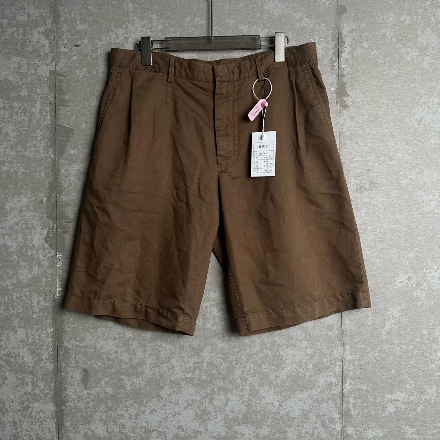 Ermenegildo Zegna Ermenegildo Zegna Cotton Linen Shorts 50 Size US 34 / EU 50 - 2 Thumbnail