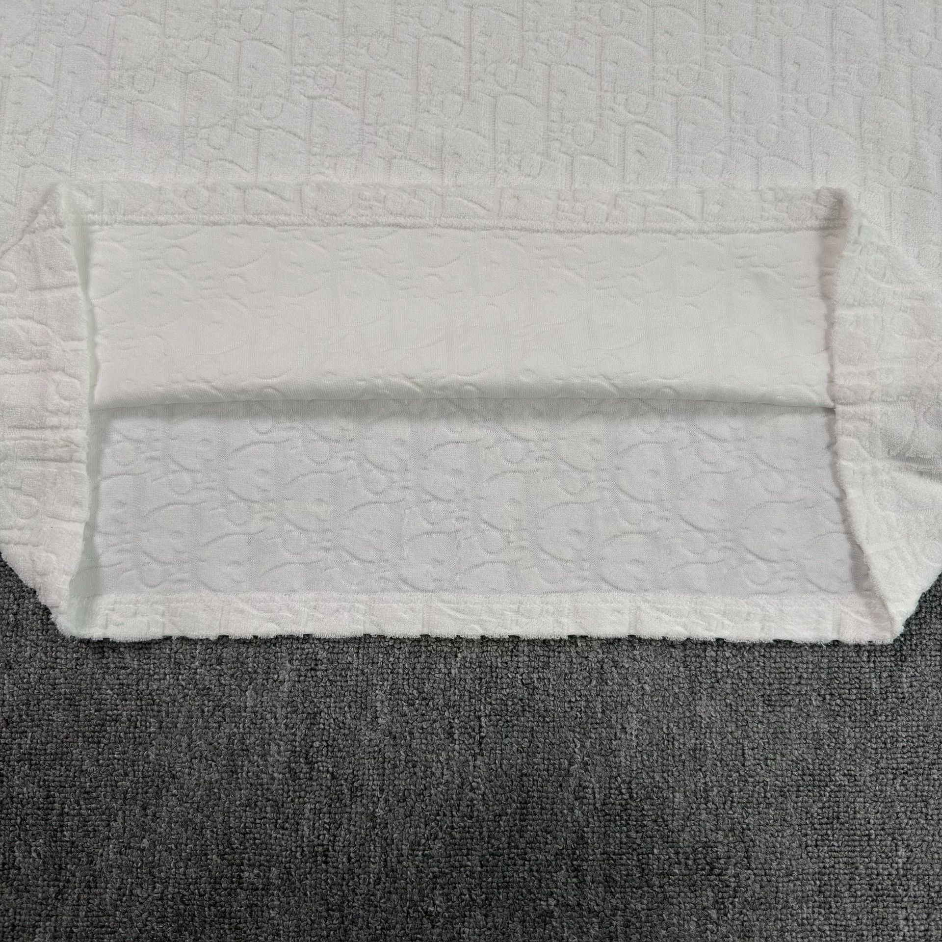 Dior Dior Oblique Textured Towel T-Shirt XL Size US XL / EU 56 / 4 - 6 Thumbnail