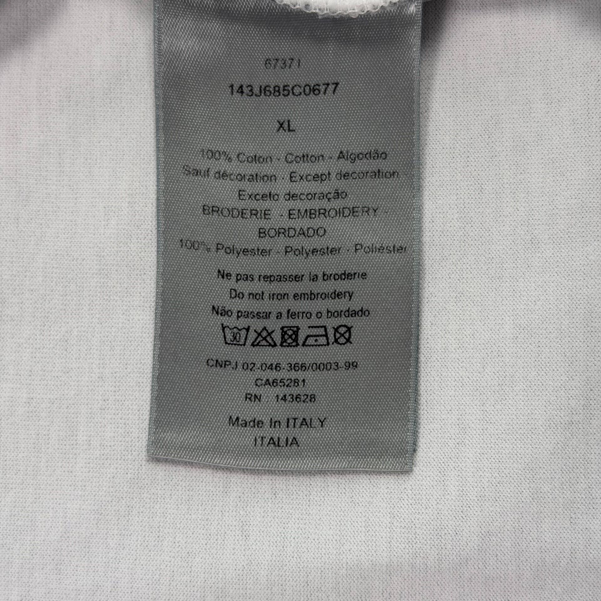 Dior Dior x Peter Doig Embroidered Logo T-Shirt XL Size US XL / EU 56 / 4 - 8 Thumbnail