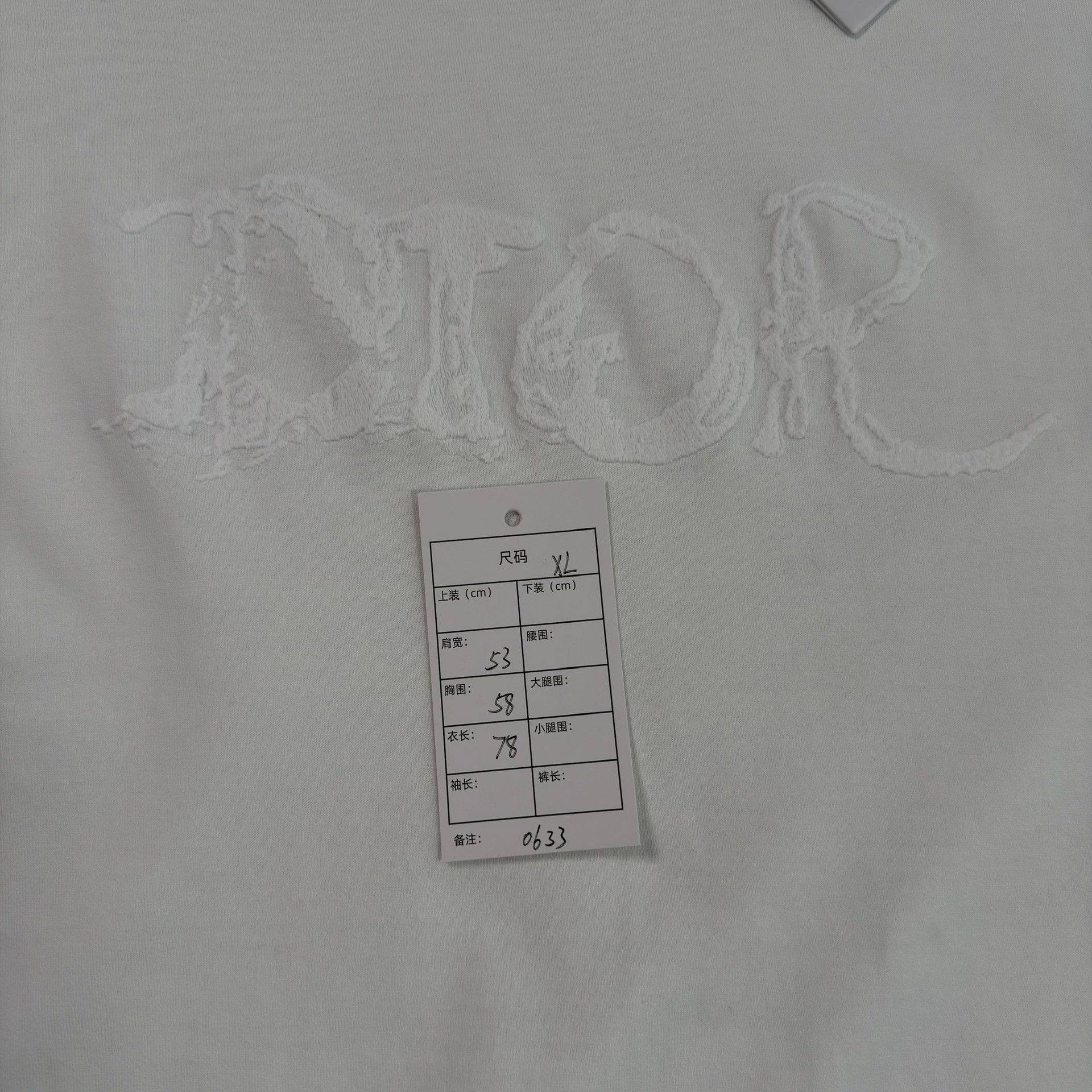 Dior Dior x Peter Doig Embroidered Logo T-Shirt XL Size US XL / EU 56 / 4 - 7 Thumbnail