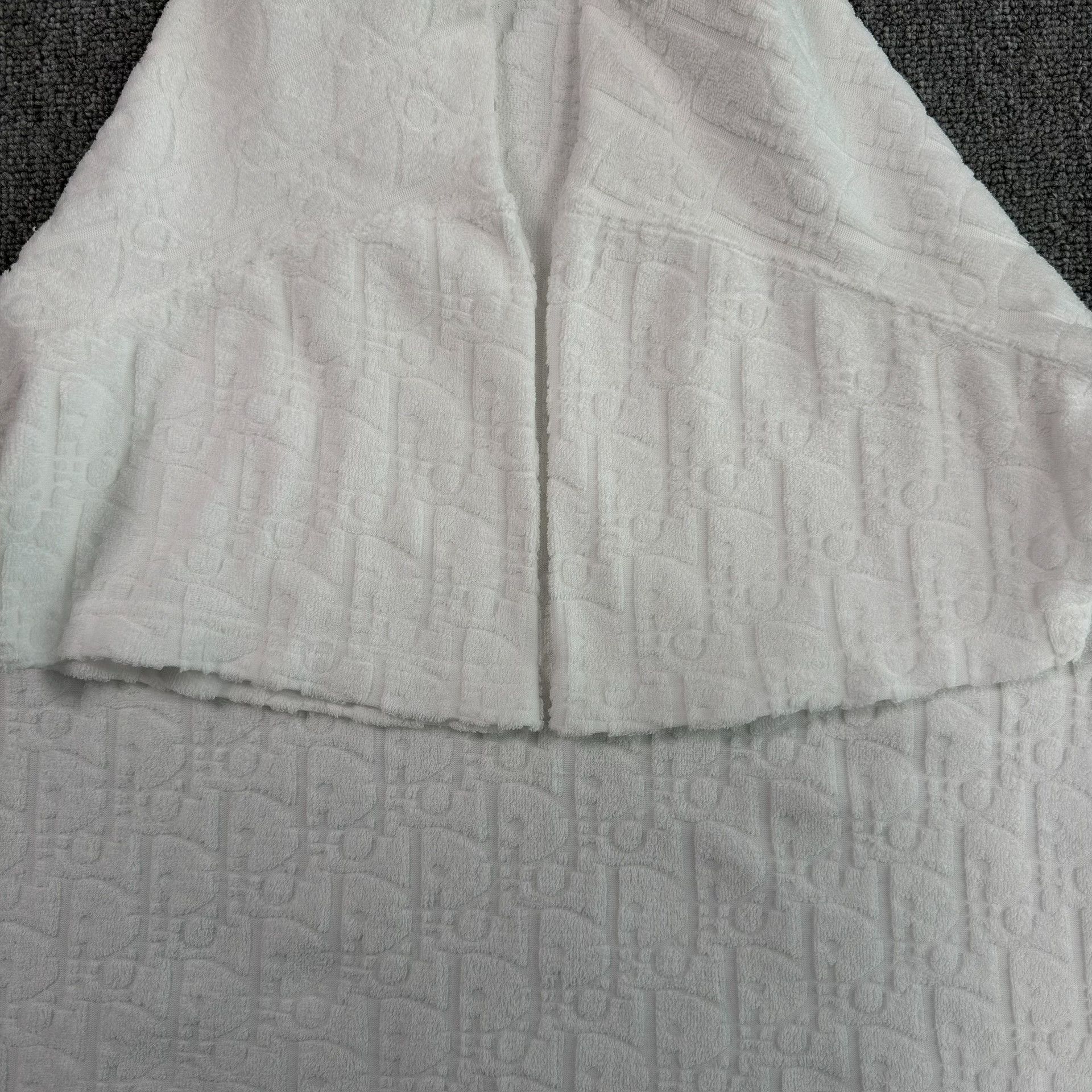 Dior Dior Oblique Terry Cotton T-Shirt XS Size US XS / EU 42 / 0 - 7 Thumbnail