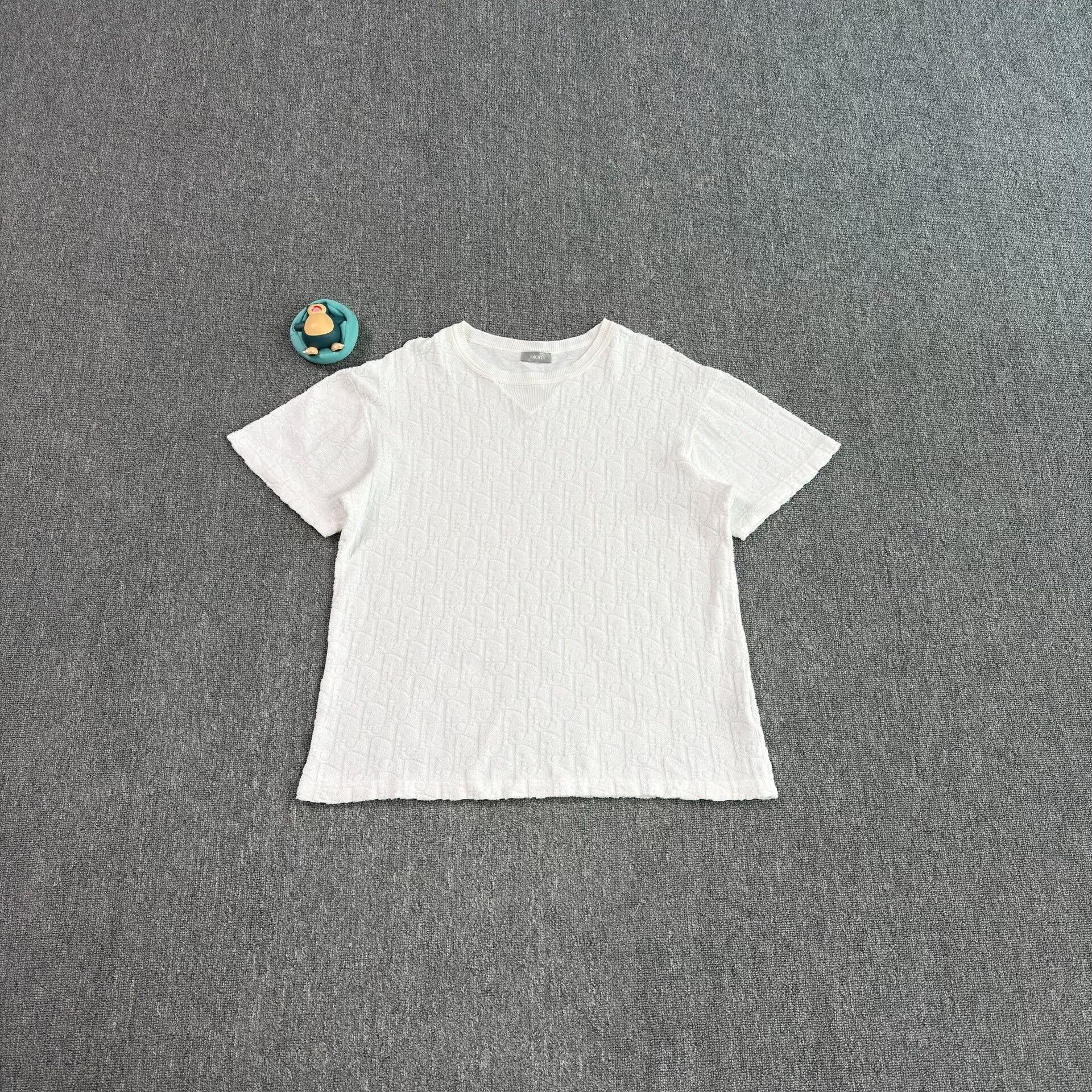 Dior Dior Oblique Terry Cotton T-Shirt XS Size US XS / EU 42 / 0 - 2 Thumbnail
