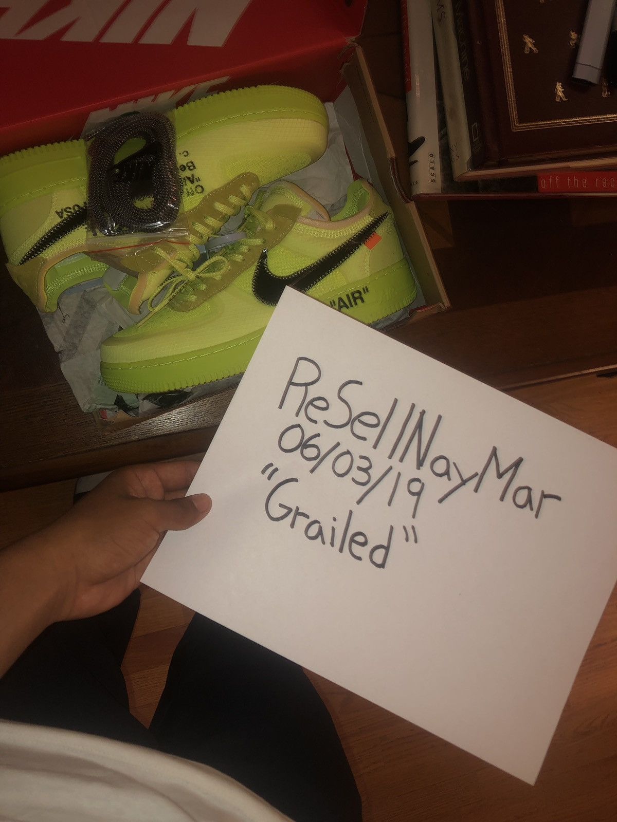 off white nike volt