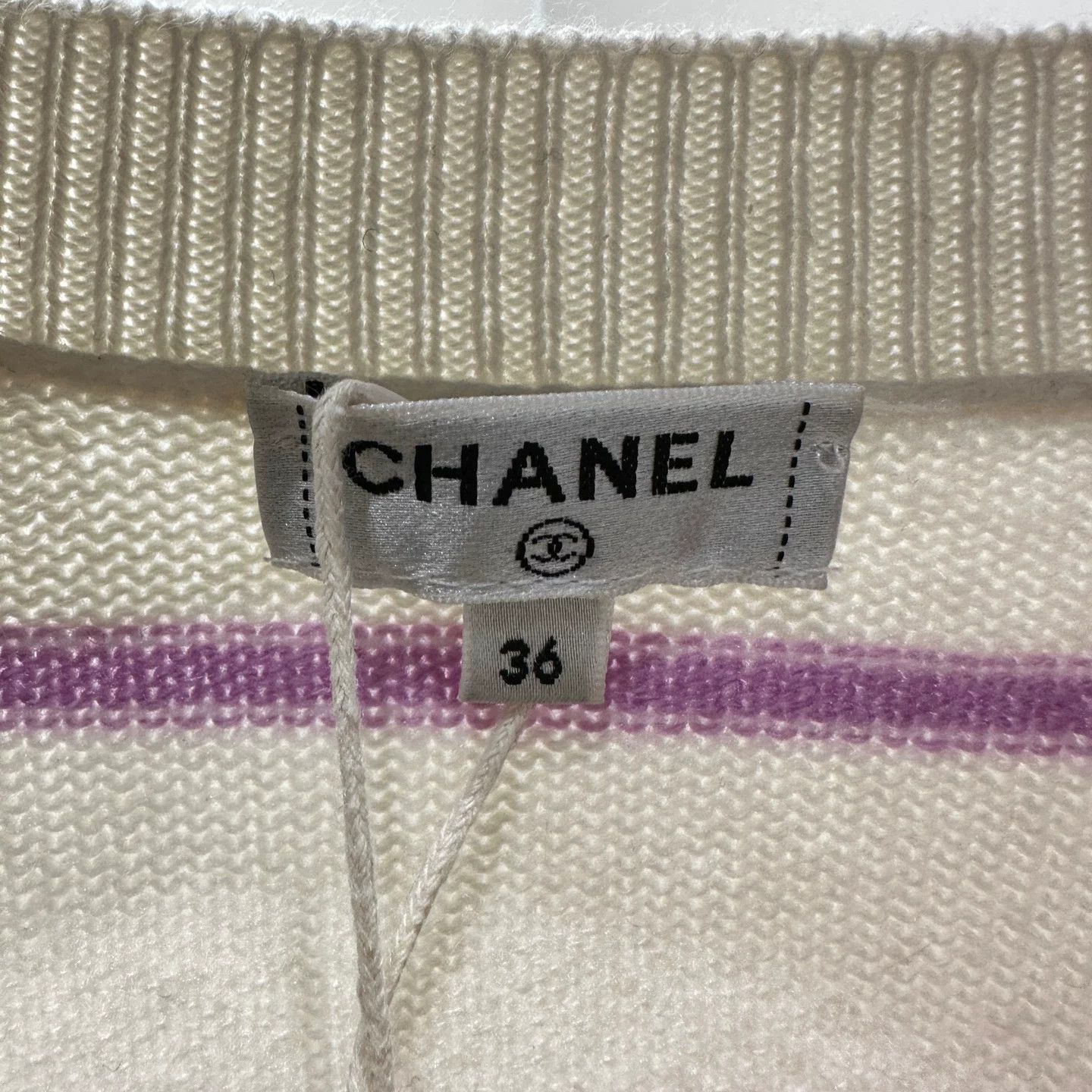 Chanel Chanel Retro Striped Multi T-Shirt it_36 Women Size XS / US 0-2 / IT 36-38 - 3 Thumbnail