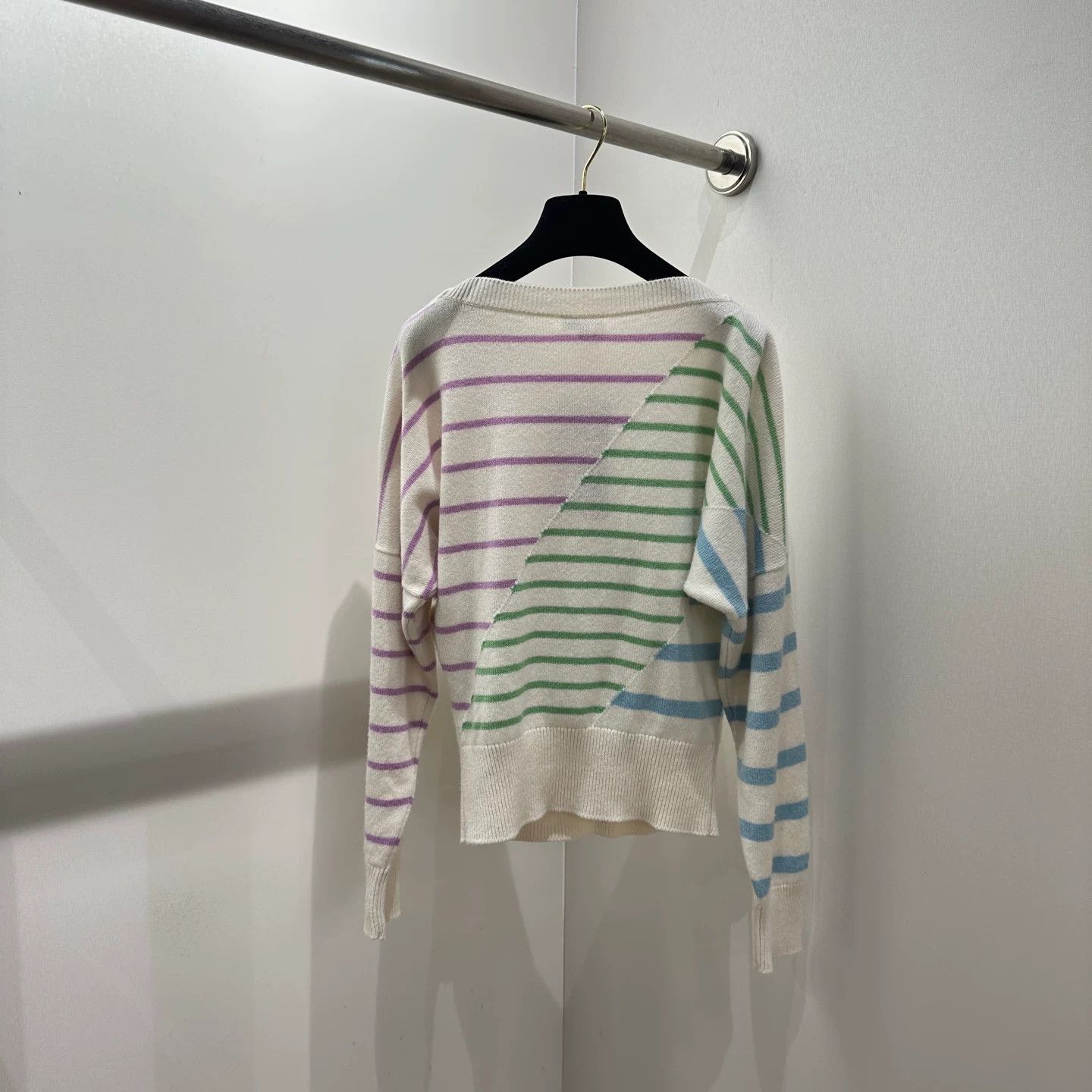 Chanel Chanel Retro Striped Multi T-Shirt it_36 Women Size XS / US 0-2 / IT 36-38 - 2 Thumbnail