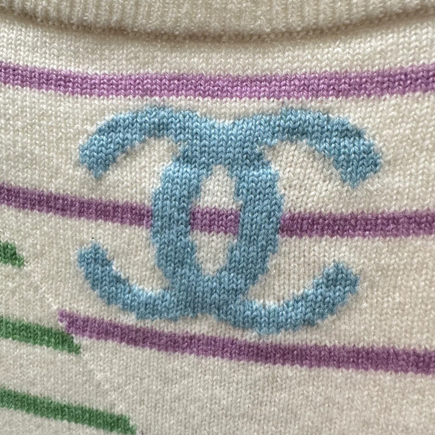 Chanel Chanel Retro Striped Multi T-Shirt it_36 Women Size XS / US 0-2 / IT 36-38 - 6 Thumbnail