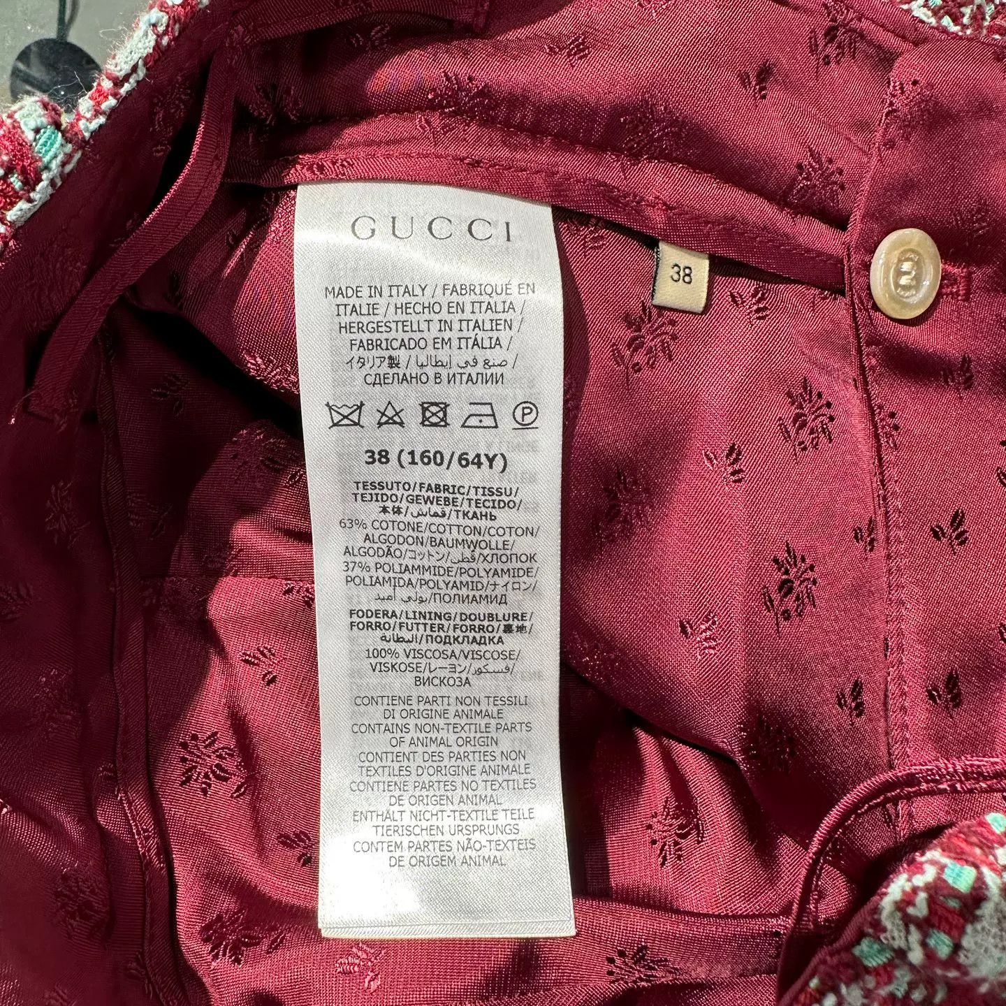 Gucci Gucci Plaid T-Shirt it_38 Women Size XS / US 0-2 / IT 36-38 - 4 Thumbnail