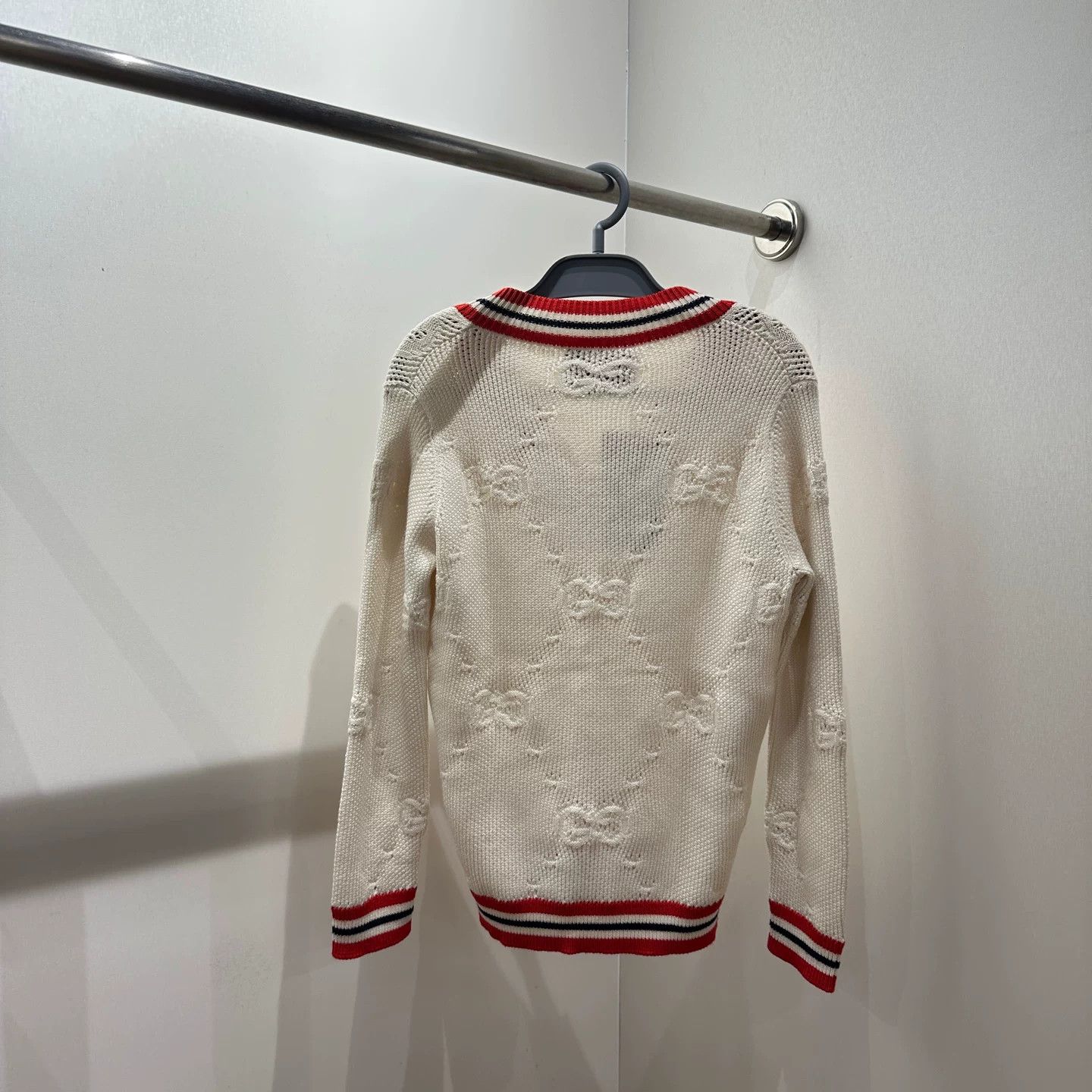 Gucci Gucci Wool Striped T-Shirt XS Women Size XS / US 0-2 / IT 36-38 - 2 Thumbnail