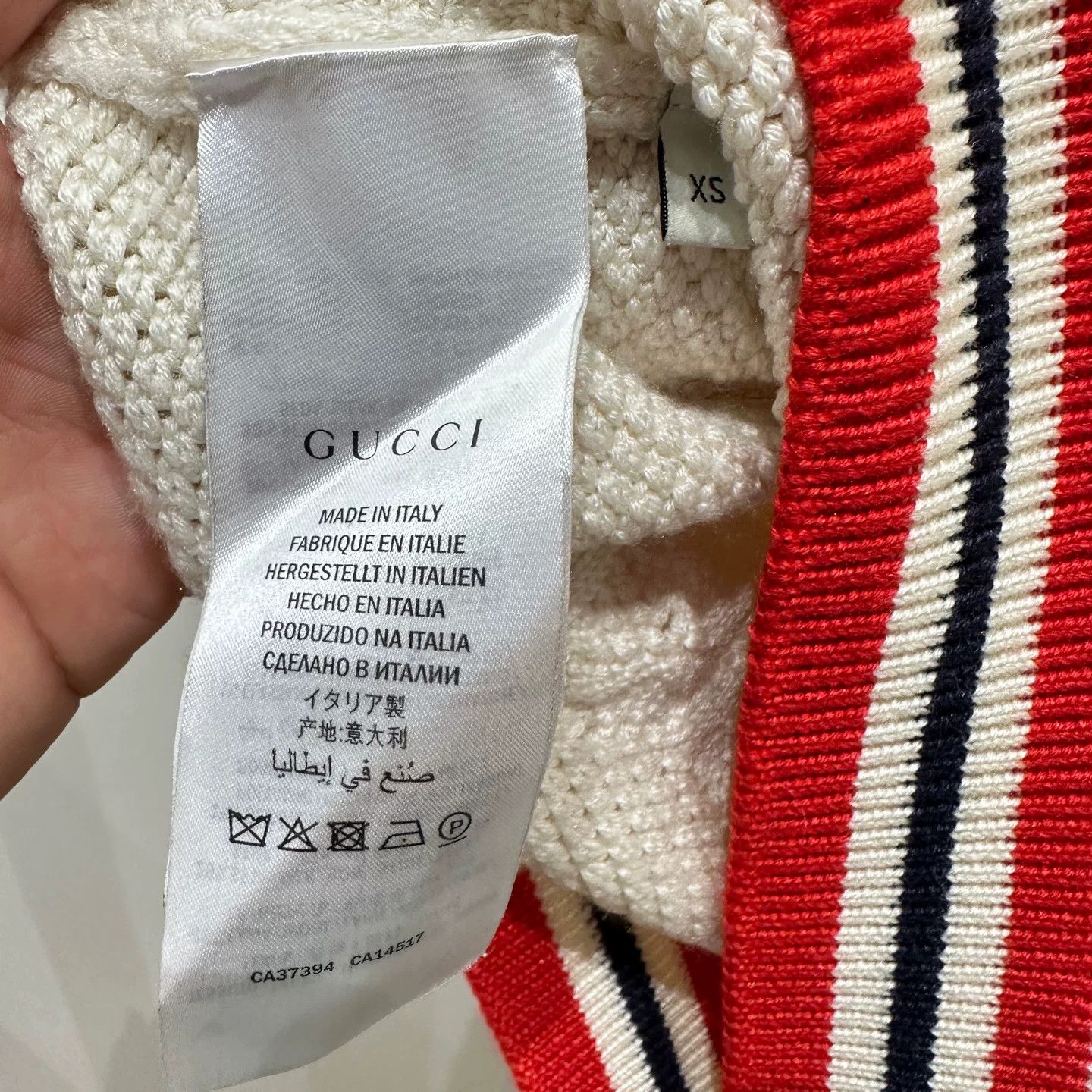Gucci Gucci Wool Striped T-Shirt XS Women Size XS / US 0-2 / IT 36-38 - 4 Thumbnail