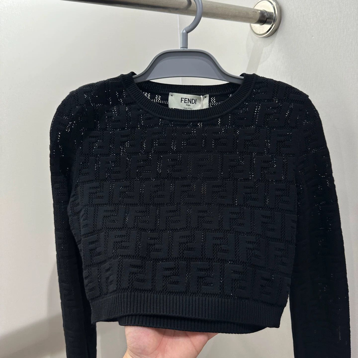 Fendi Fendi Knit T-Shirt it_38 Women Size XS / US 0-2 / IT 36-38 - 6 Thumbnail