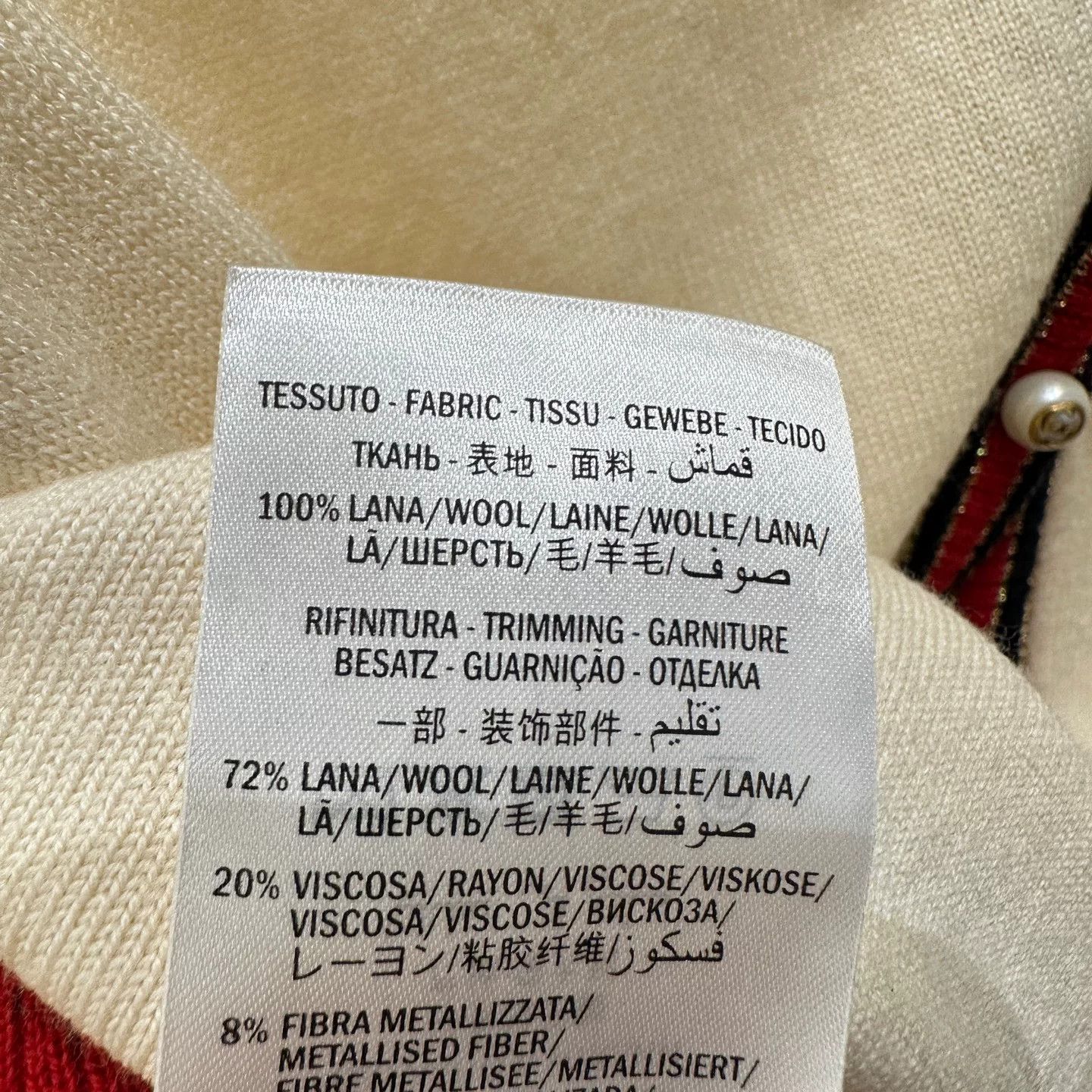 Gucci Gucci Wool T-Shirt S Women Size S / US 4 / IT 40 - 7 Thumbnail