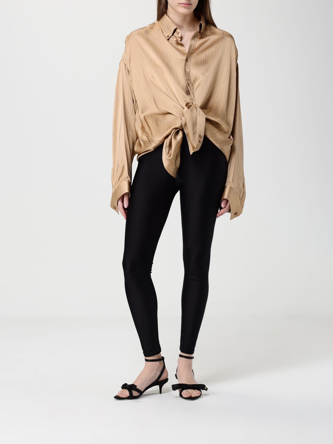 Balenciaga Balenciaga Shirt Woman Camel Size M / US 6-8 / IT 42-44 - 2 Thumbnail