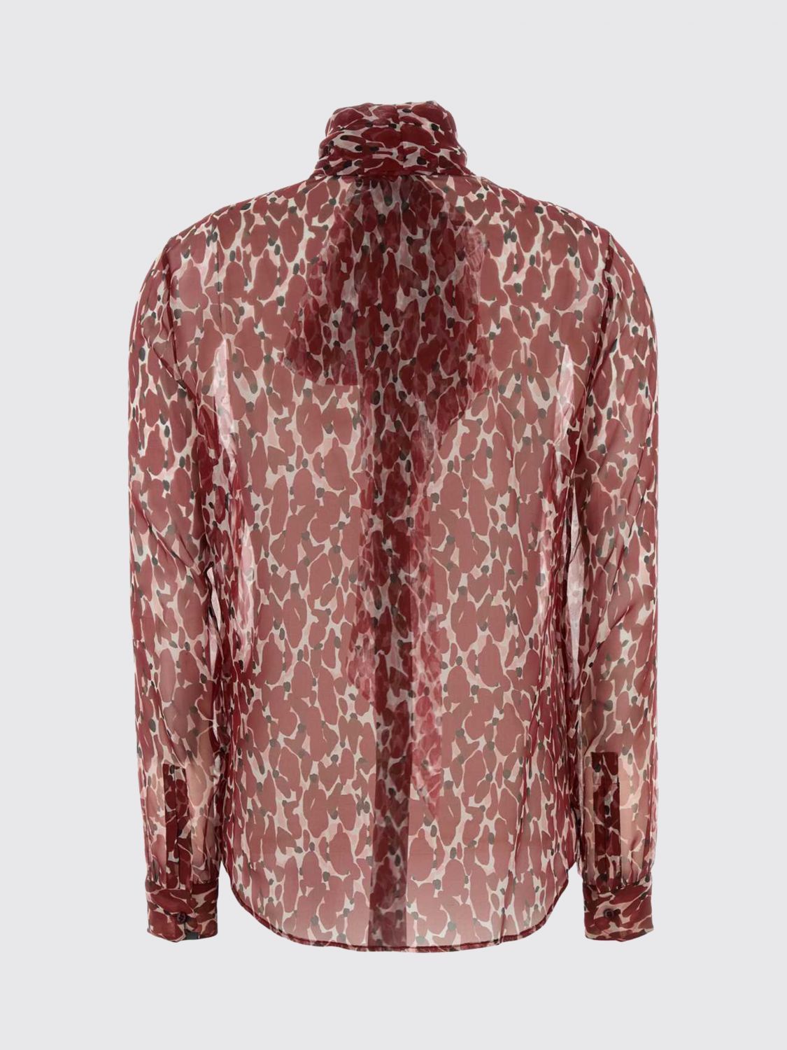 Saint Laurent Paris Saint Laurent Shirt Woman Red Size S / US 4 / IT 40 - 4 Thumbnail