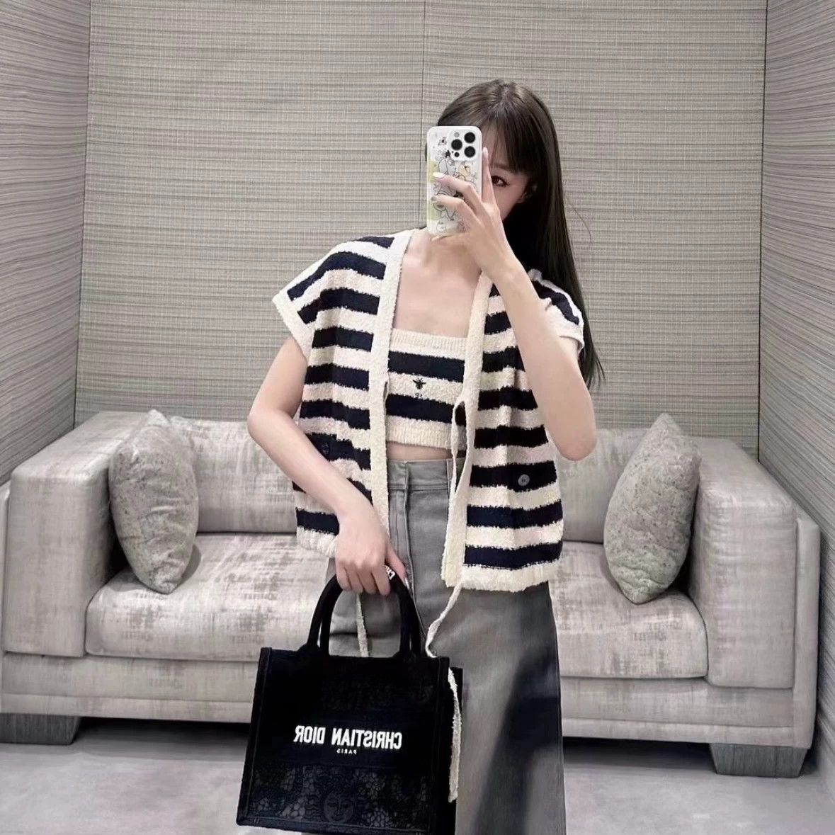 Dior Dior Striped T-Shirt it_38 Women Size XS / US 0-2 / IT 36-38 - 7 Thumbnail