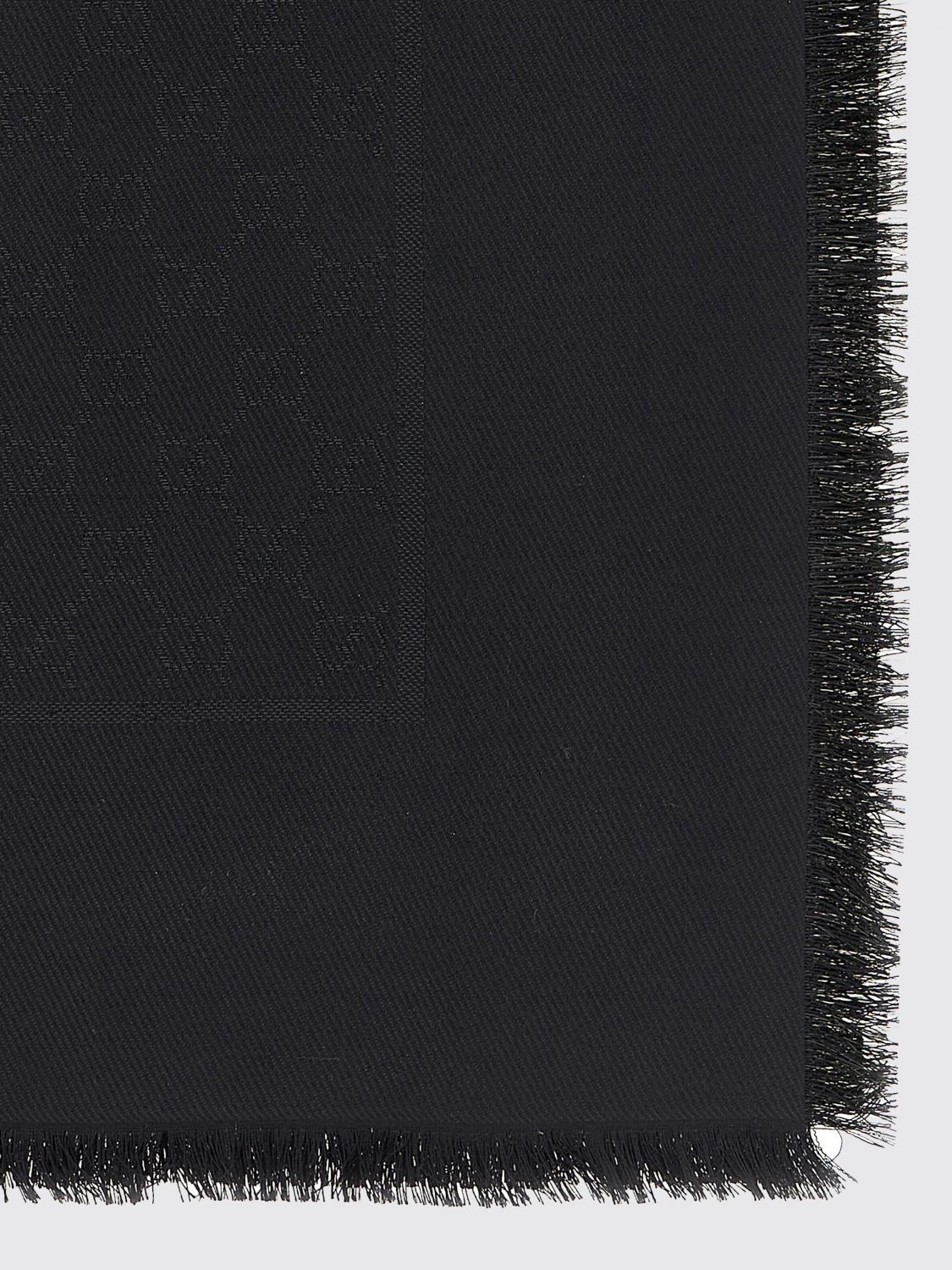 Gucci Gucci Scarf Woman Black Size ONE SIZE - 2 Thumbnail