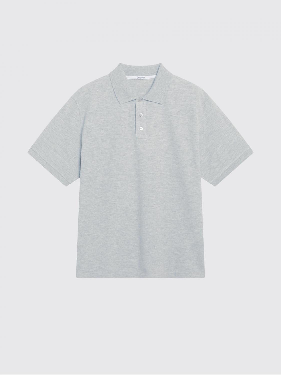 Saint Laurent Paris Saint Laurent Polo Shirt Men Grey Size US XL / EU 56 / 4 - 2 Thumbnail