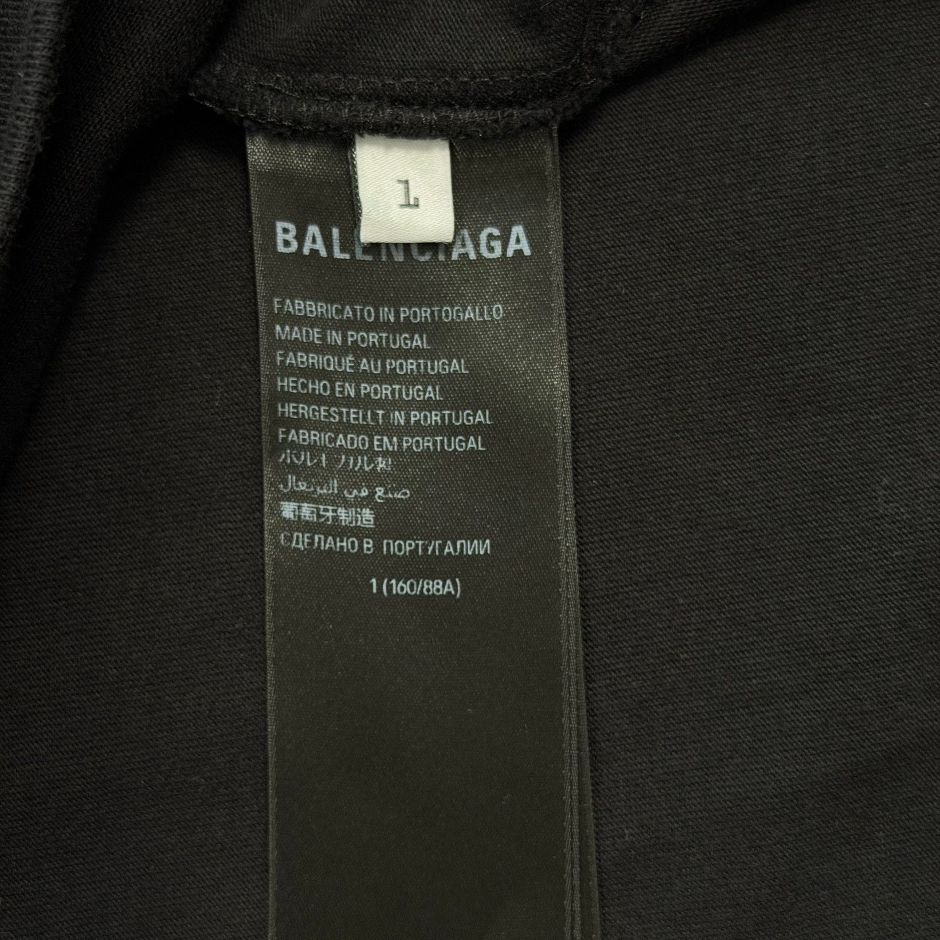 Balenciaga Balenciaga Phantom Logo T-Shirt US S Size US S / EU 44-46 / 1 - 7 Thumbnail