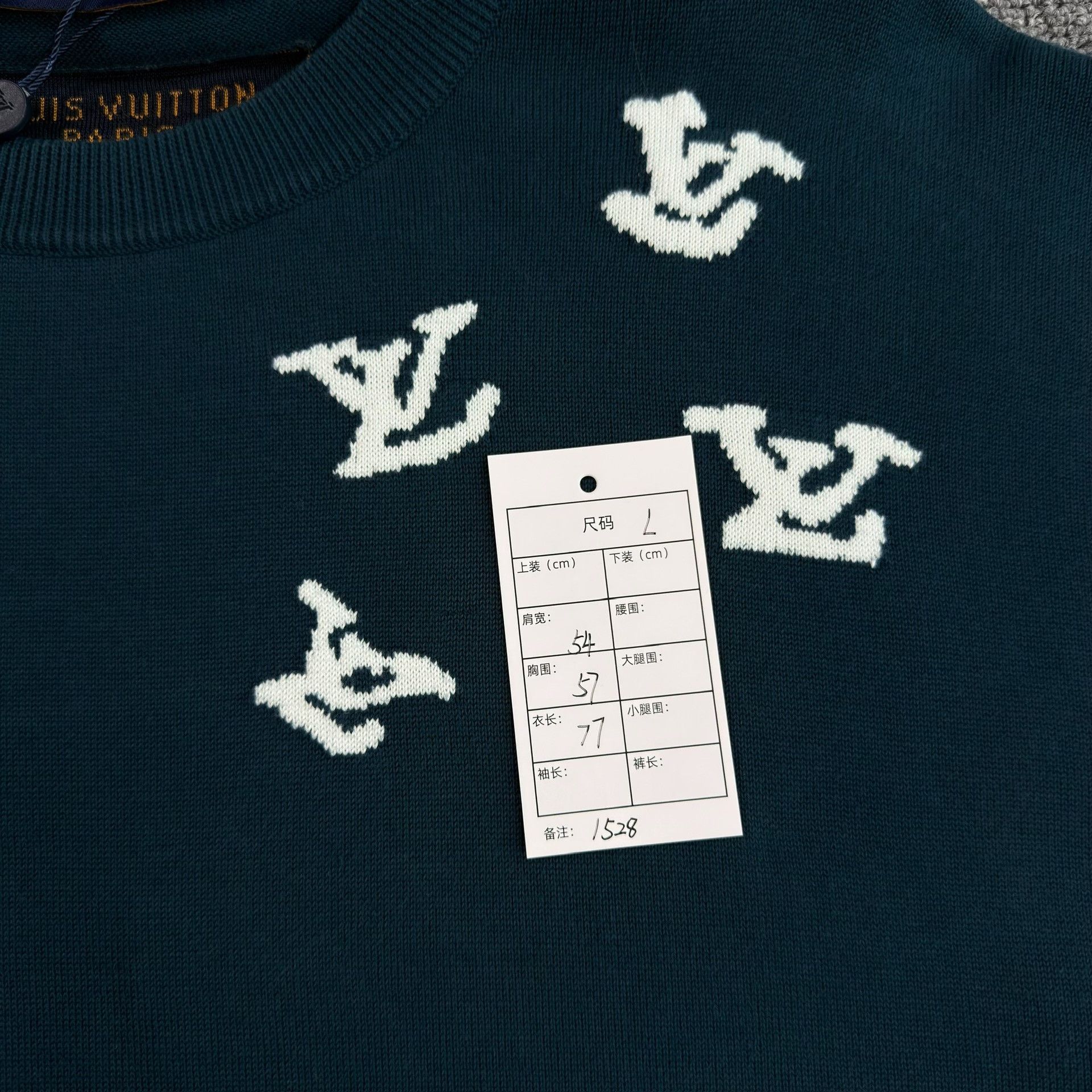 Louis Vuitton Louis Vuitton Piper Monogram Knit Shirt L Size US L / EU 52-54 / 3 - 7 Thumbnail