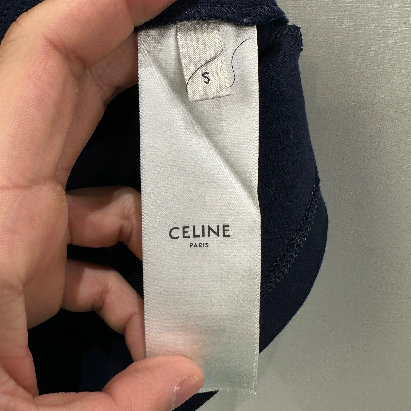 Celine Celine Cotton Blue T-Shirt S Women Size S / US 4 / IT 40 - 4 Thumbnail