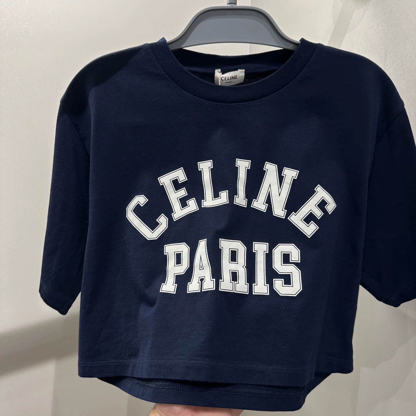 Celine Celine Cotton Blue T-Shirt S Women Size S / US 4 / IT 40 - 6 Thumbnail