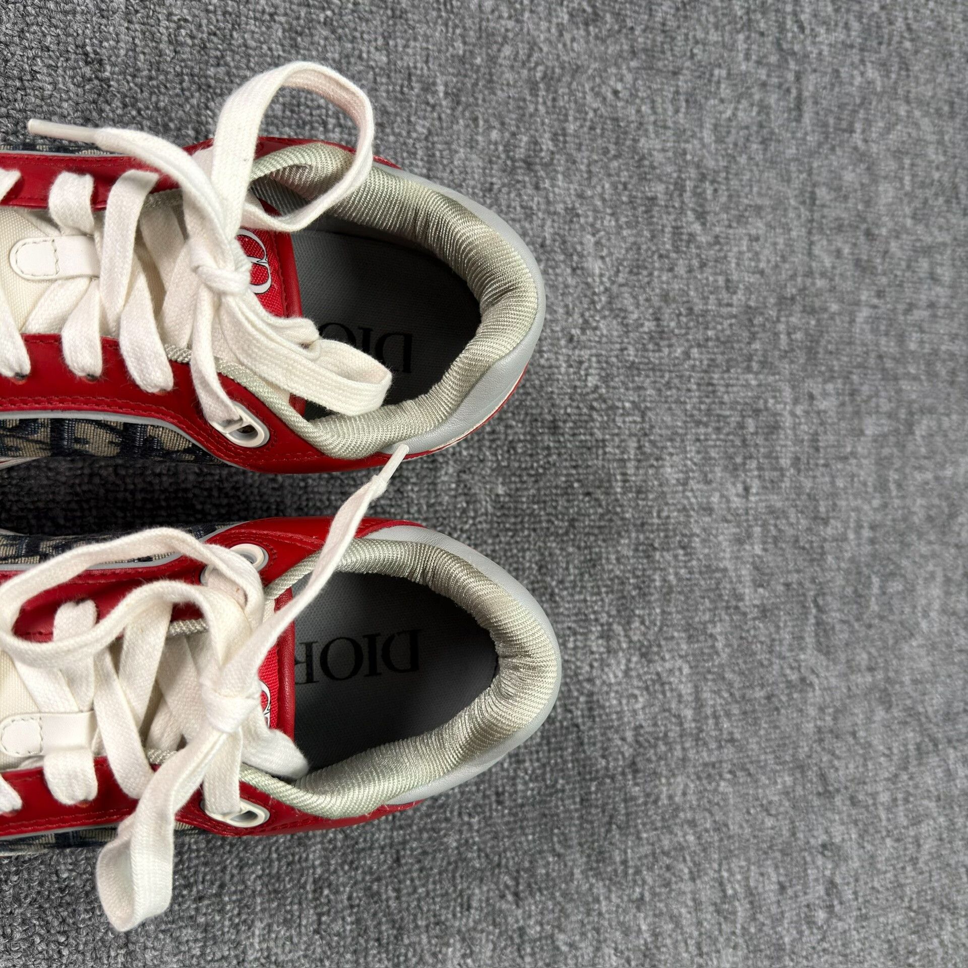 Dior Dior B27 Oblique Low Top Sneakers Red 42 Size US 9 / EU 42 - 6 Thumbnail