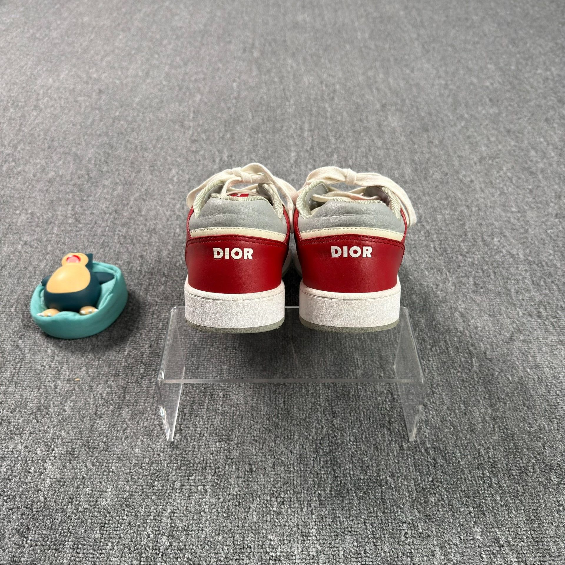 Dior Dior B27 Oblique Low Top Sneakers Red 42 Size US 9 / EU 42 - 4 Thumbnail