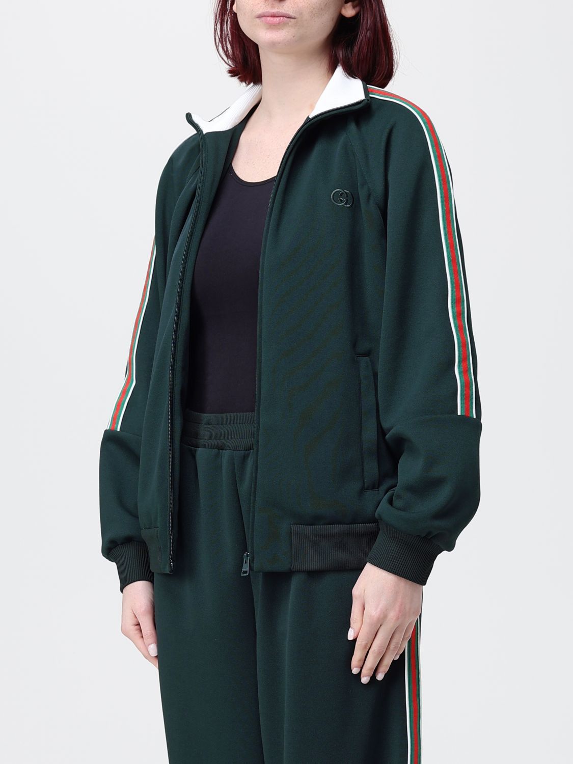 Gucci Gucci Sweatshirt Woman Forest Green Size M / US 6-8 / IT 42-44 - 4 Thumbnail