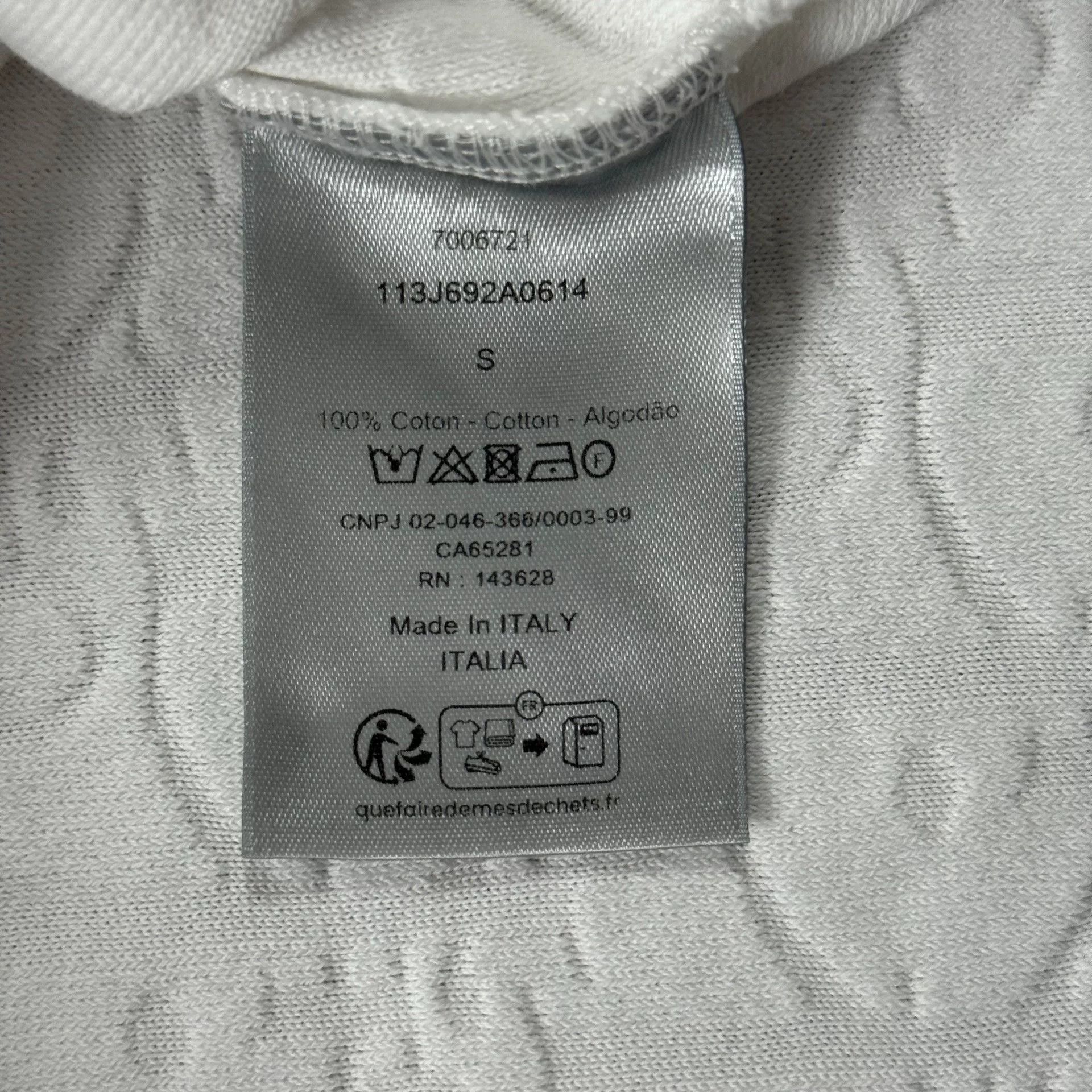 Dior Dior Oblique Terry Cotton T-Shirt Size S Size US S / EU 44-46 / 1 - 7 Thumbnail