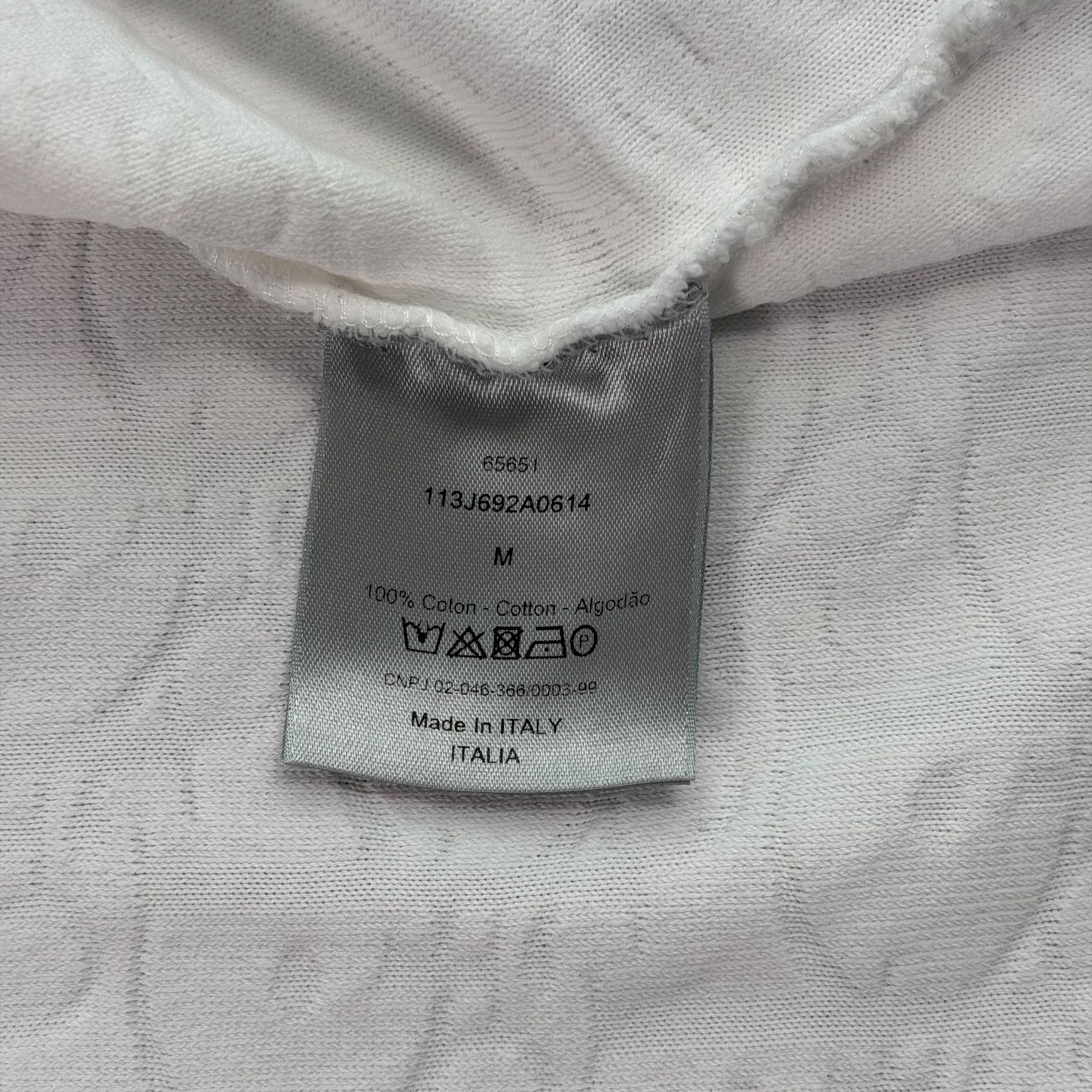 Dior Dior Oblique Pattern Towel Knit T-Shirt Size M Size US M / EU 48-50 / 2 - 8 Thumbnail